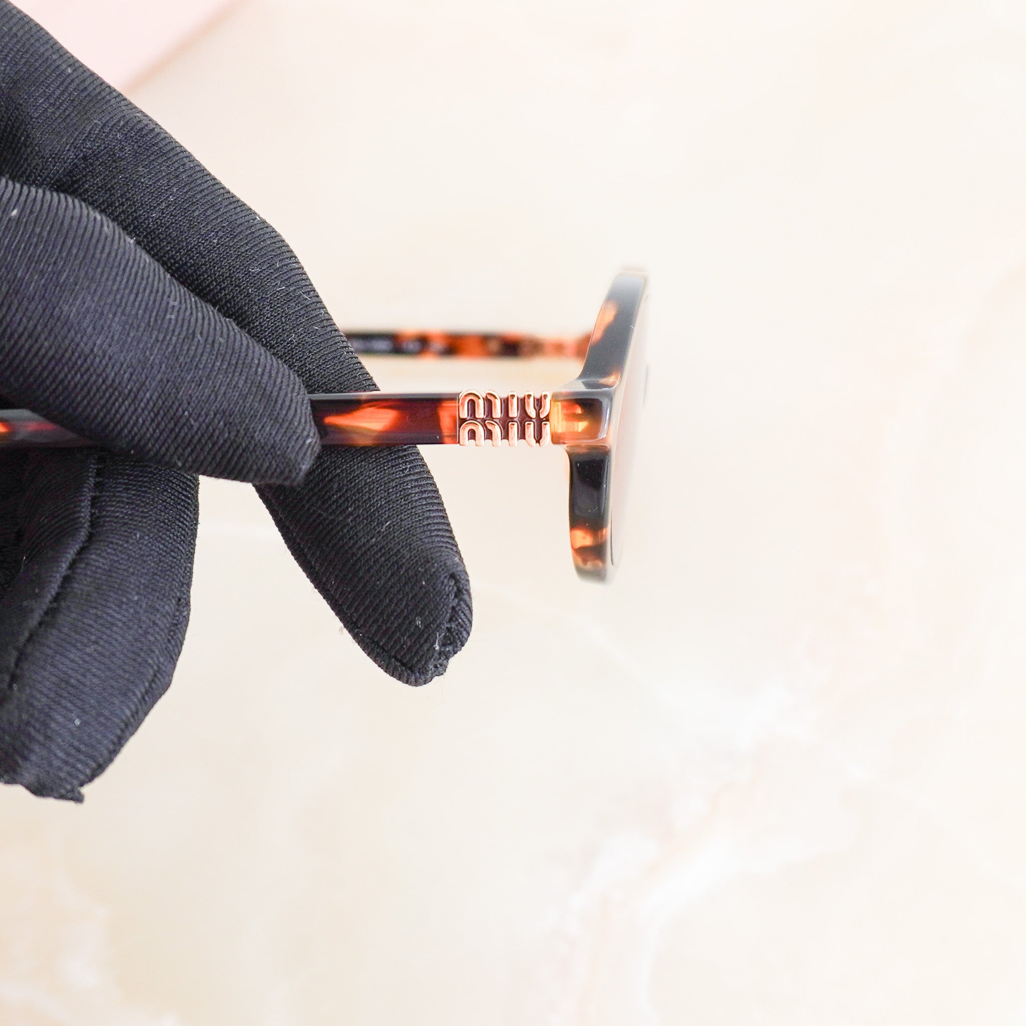 Miu Miu Tortoise Shell Oval Sunglasses RRP £341 | Authentic Preloved FINAL SALE - Reloved Again