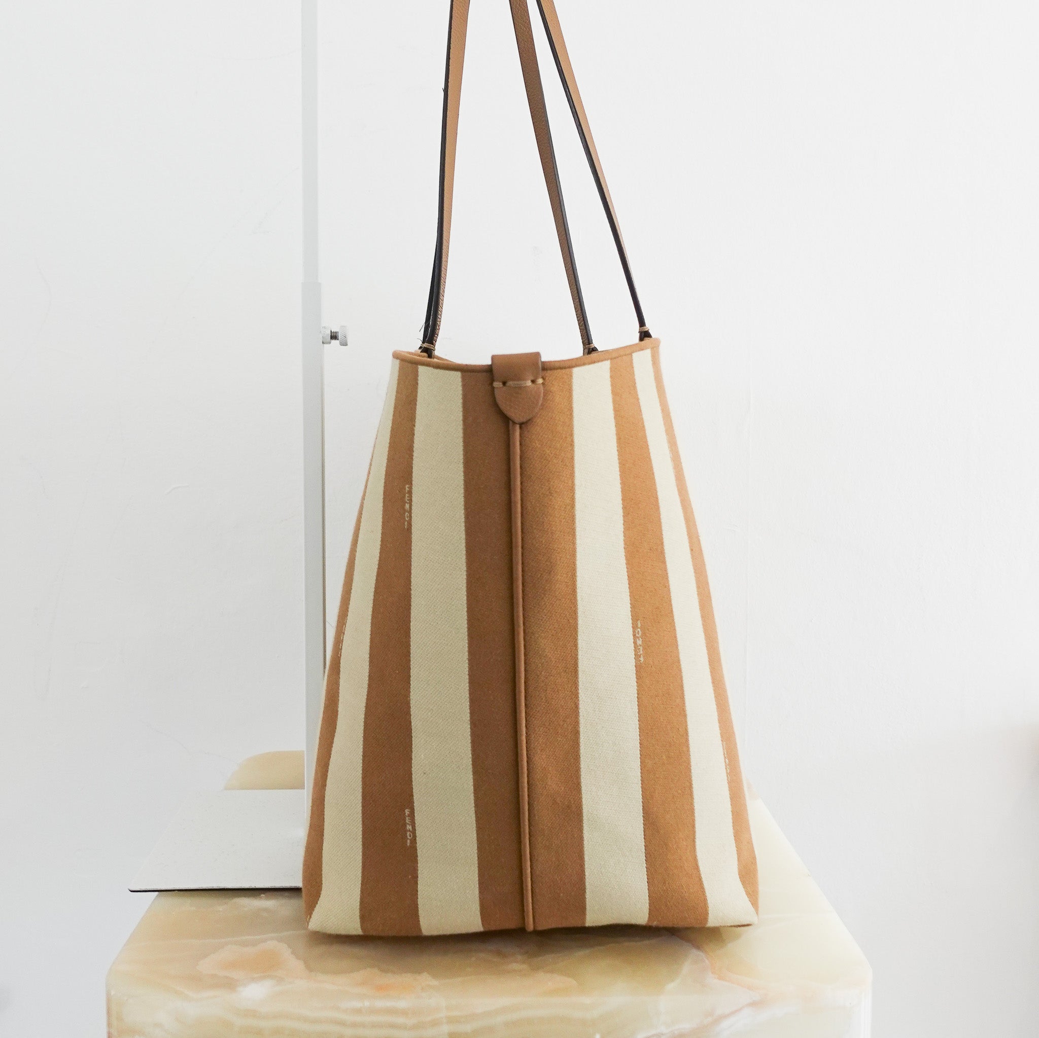 Fendi Large Roll Beige Reversible Totebag RRP £1400 | Authentic Preloved - Reloved Again