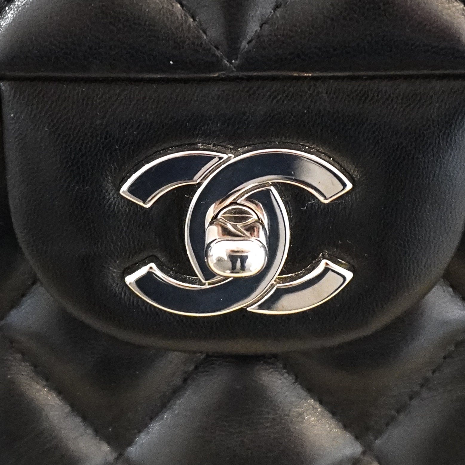 Chanel Jumbo Lambskin Classic Single Flap Bag Black RRP £10k | Authentic Preloved - Reloved Again