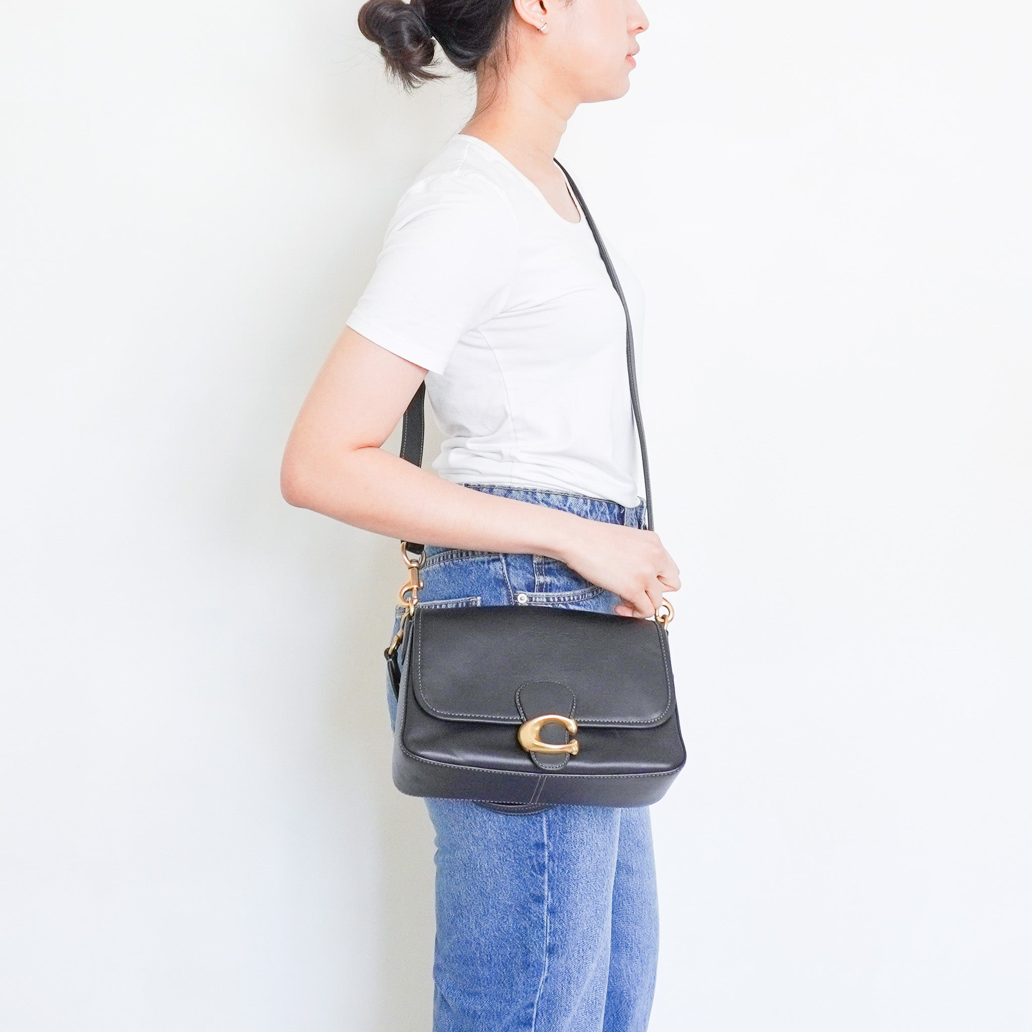 Coach Tabby 26 Soft Leather Crossbody in Black RRP £475 | Authentic Preloved - Reloved Again