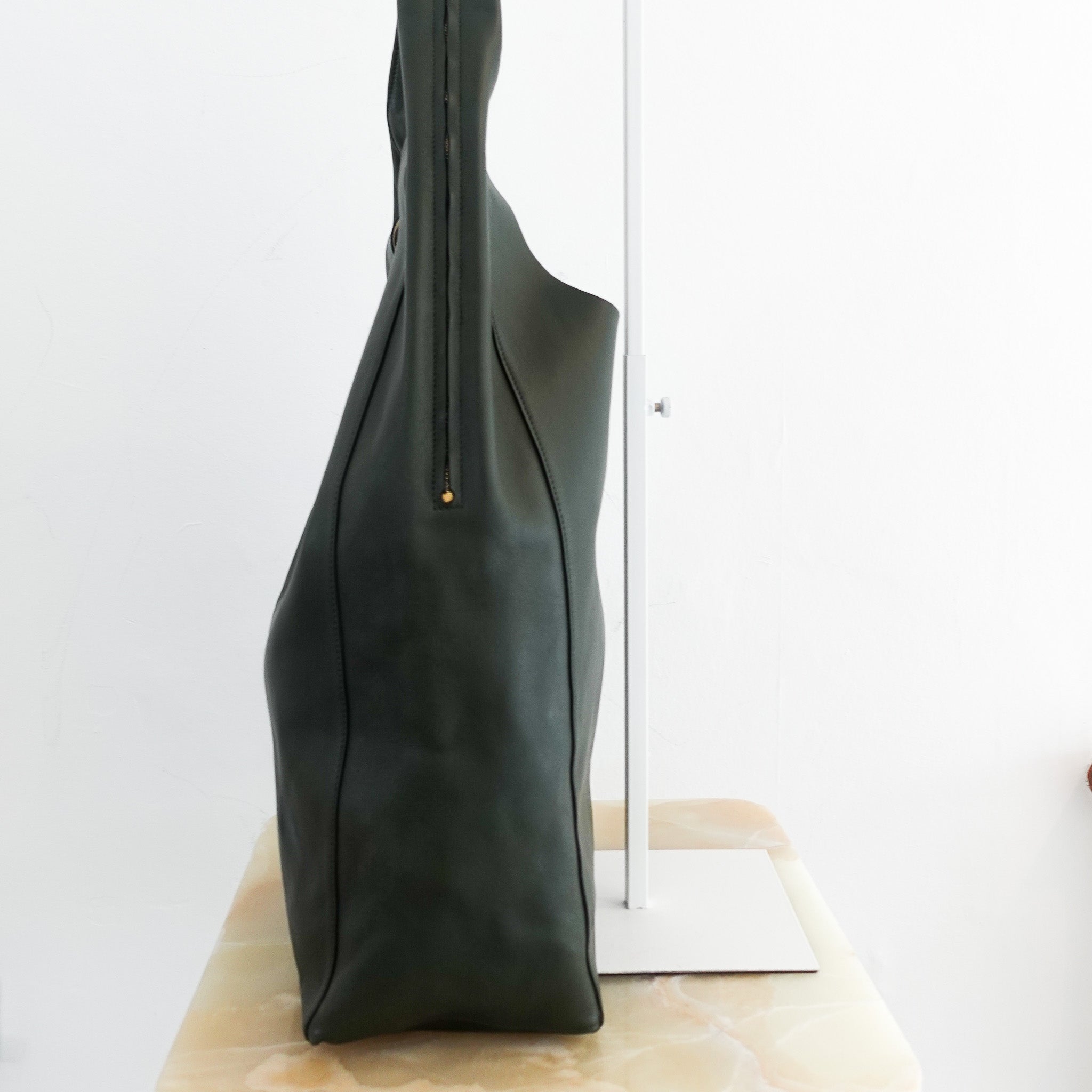 Celine 16 Soft Line Tote in Green | Athentic Preloved - Reloved Again