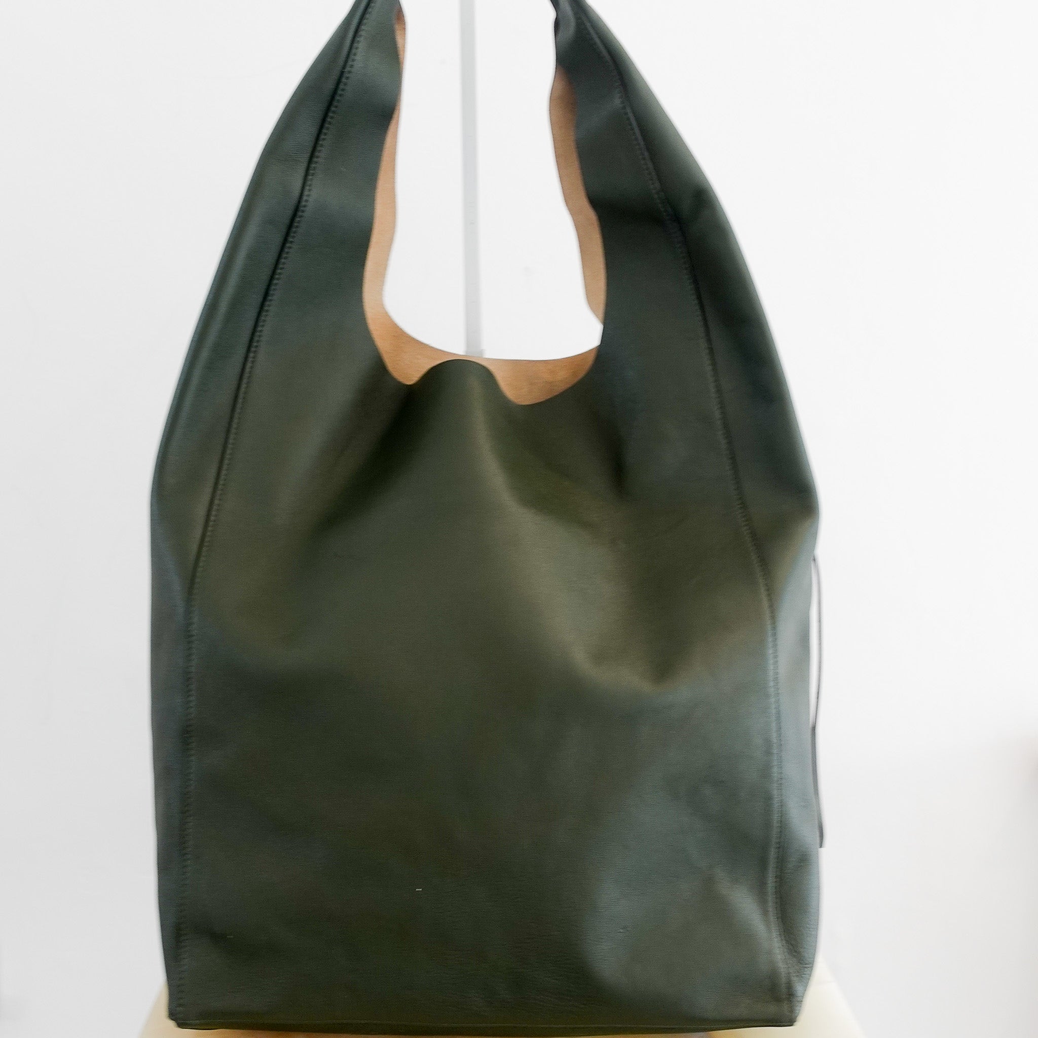 Celine 16 Soft Line Tote in Green | Athentic Preloved - Reloved Again
