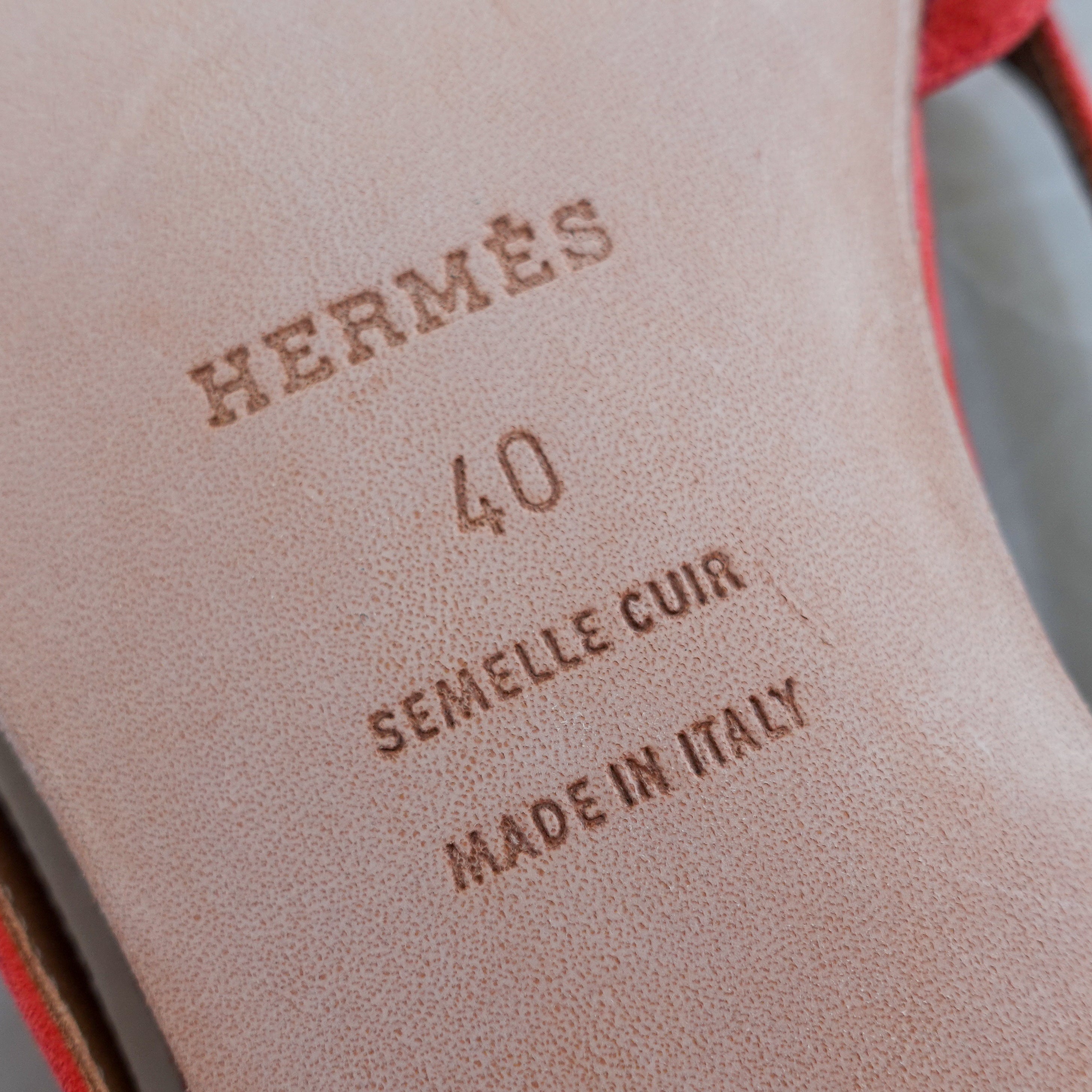 Open toe leather flip flops RRP £700