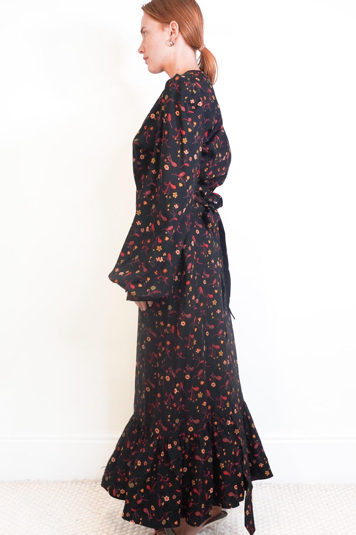The Vampires Wife Black Floral Dress (RRP £1700) | Authentic Preloved