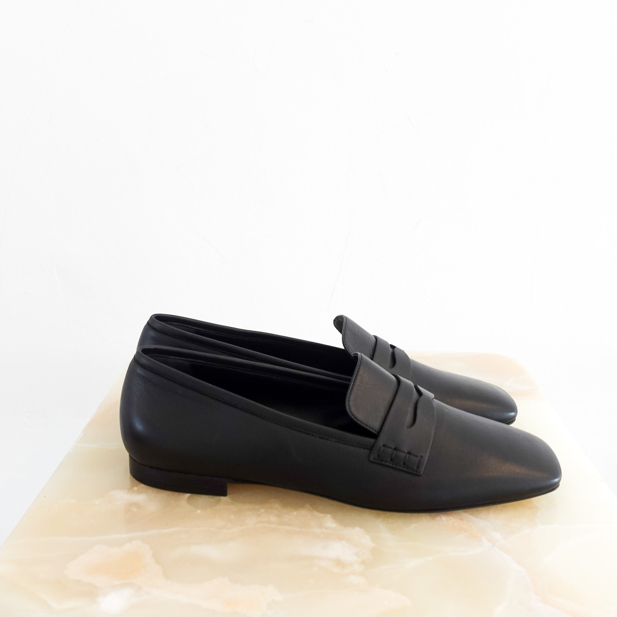 Khaite black penny Loafers RRP £700 | Authentic Preloved - Reloved Again