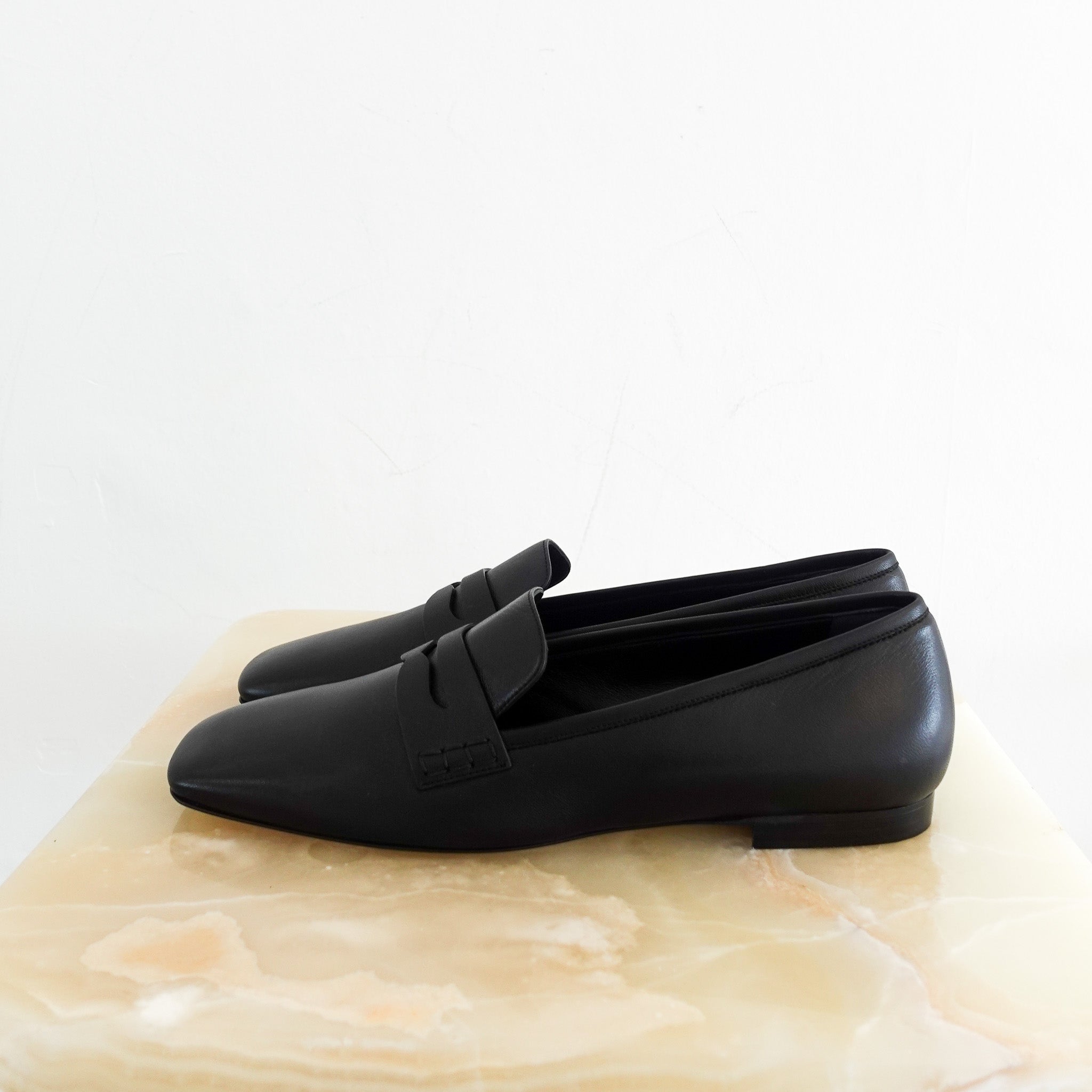 Khaite black penny Loafers RRP £700 | Authentic Preloved - Reloved Again