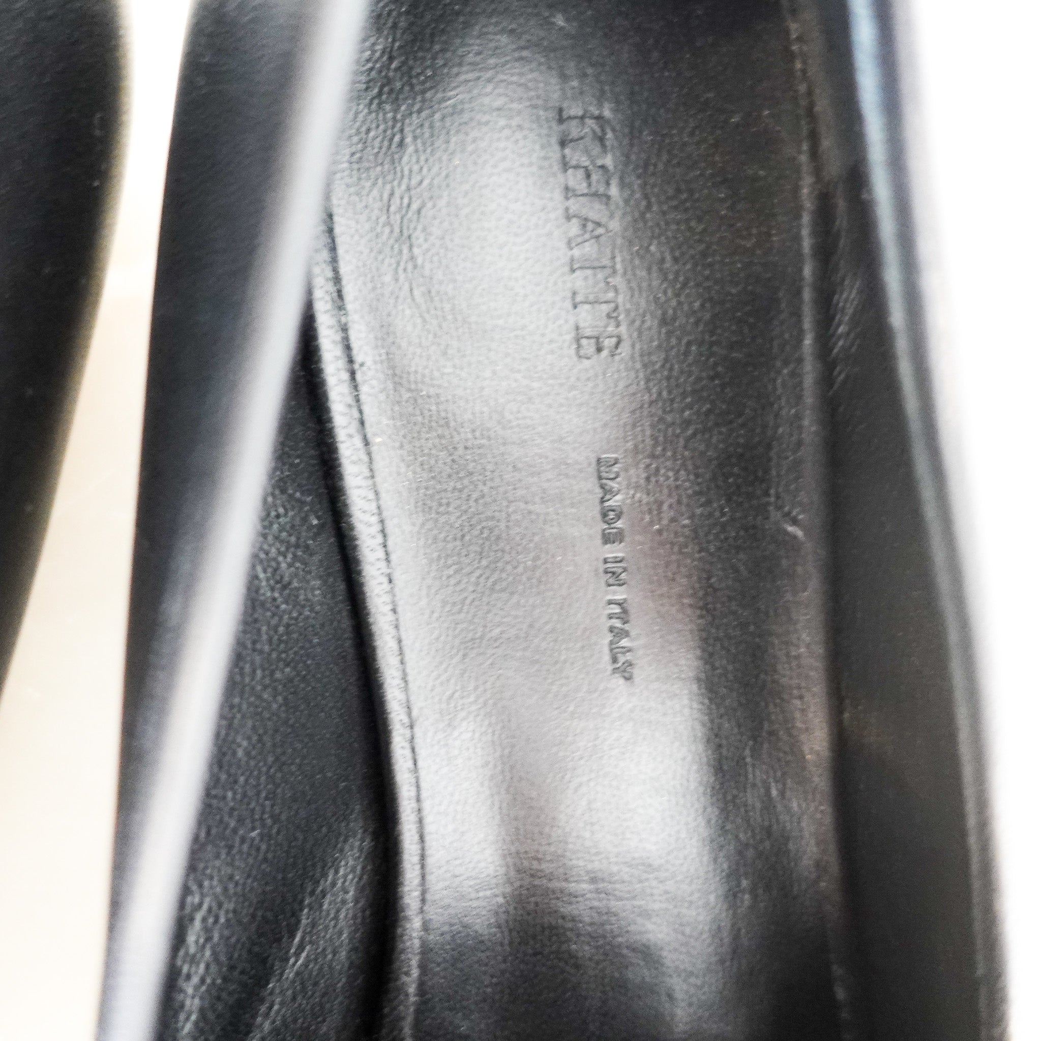 Khaite black penny Loafers RRP £700 | Authentic Preloved - Reloved Again