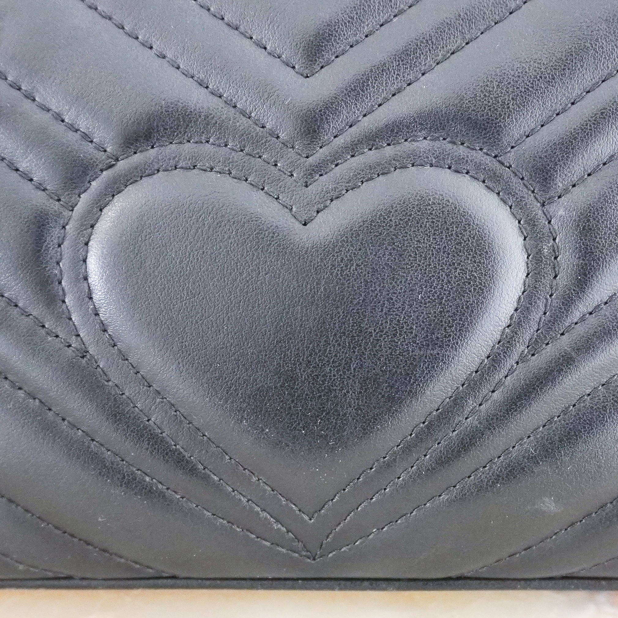 Gucci GG Marmont Small Bag in Black Leather RRP £1890 | Authentic Preloved - Reloved Again