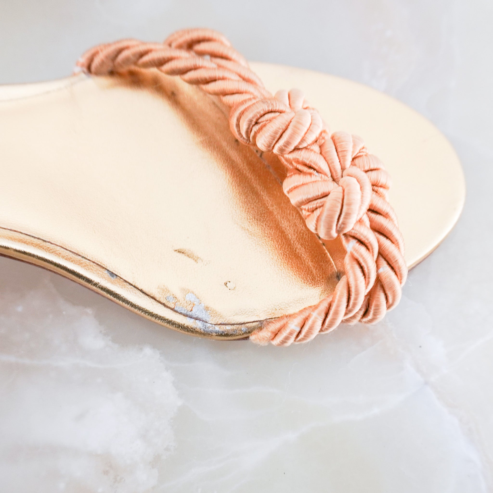 Le Monde de Beryl Gold Metallic High Heel | Authentic Preloved FINAL SALE - Reloved Again