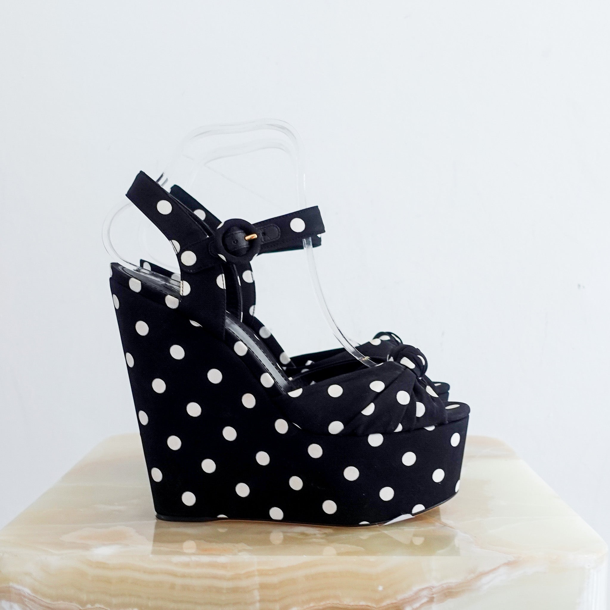 Polka dot wedge RRP £750