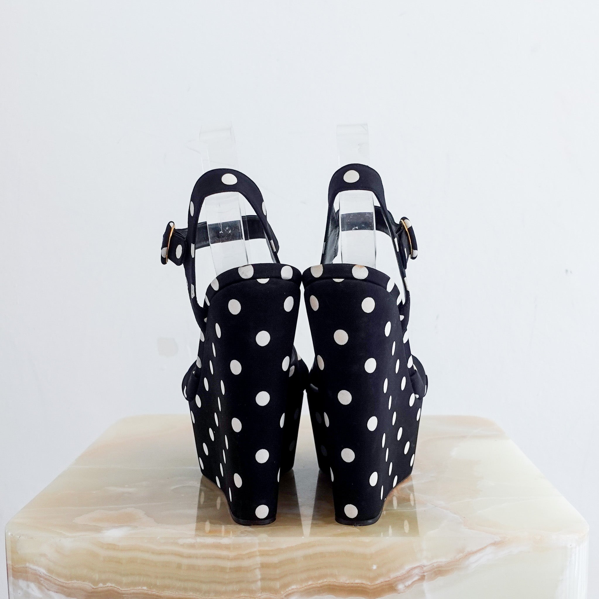 Polka dot wedge RRP £750