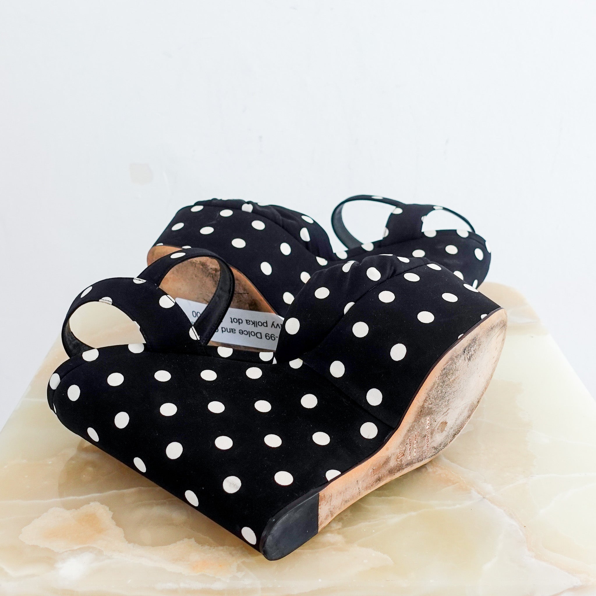Polka dot wedge RRP £750