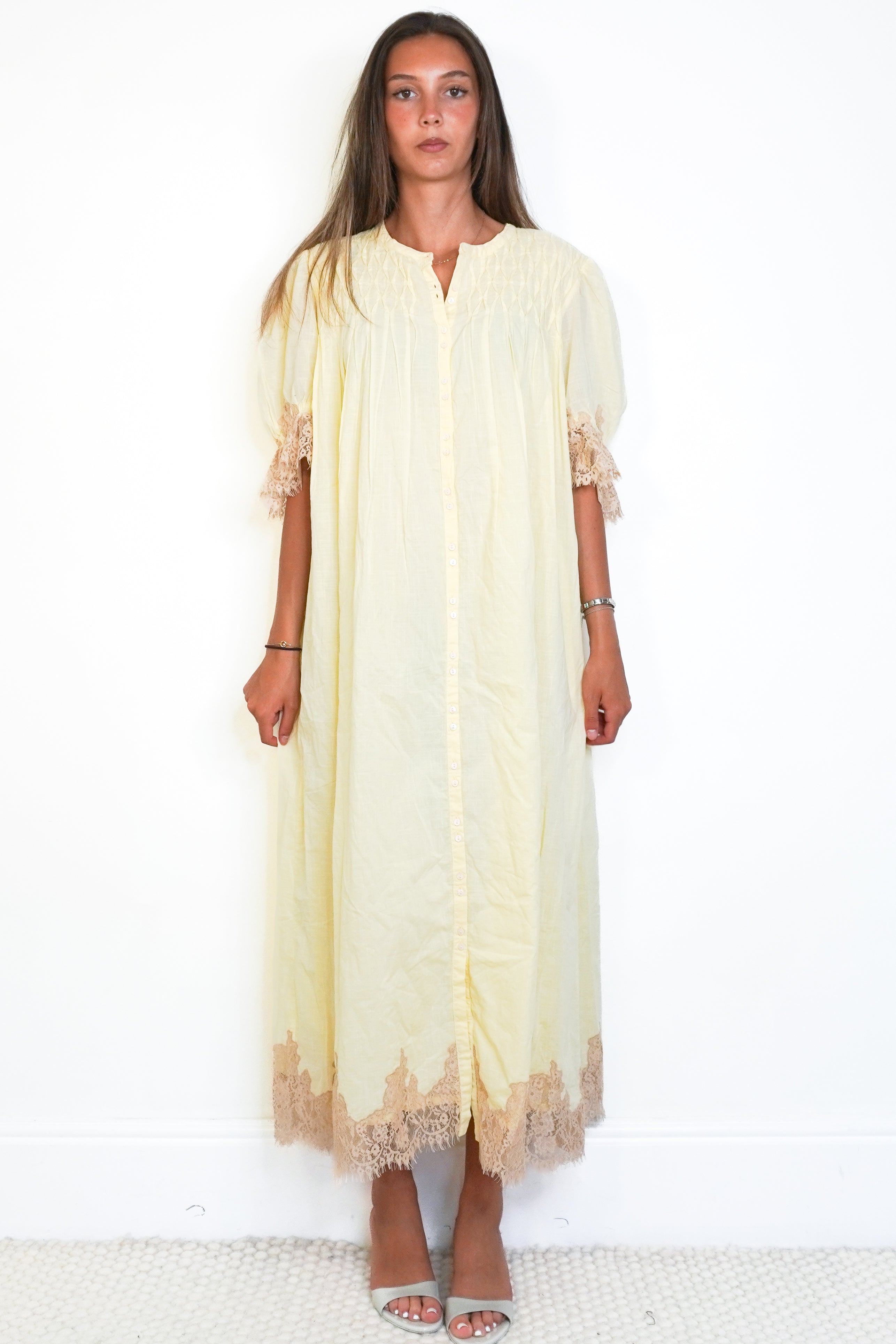 NEW Rixo yellow Lorela dress (RRP £185) | Authentic & Preloved