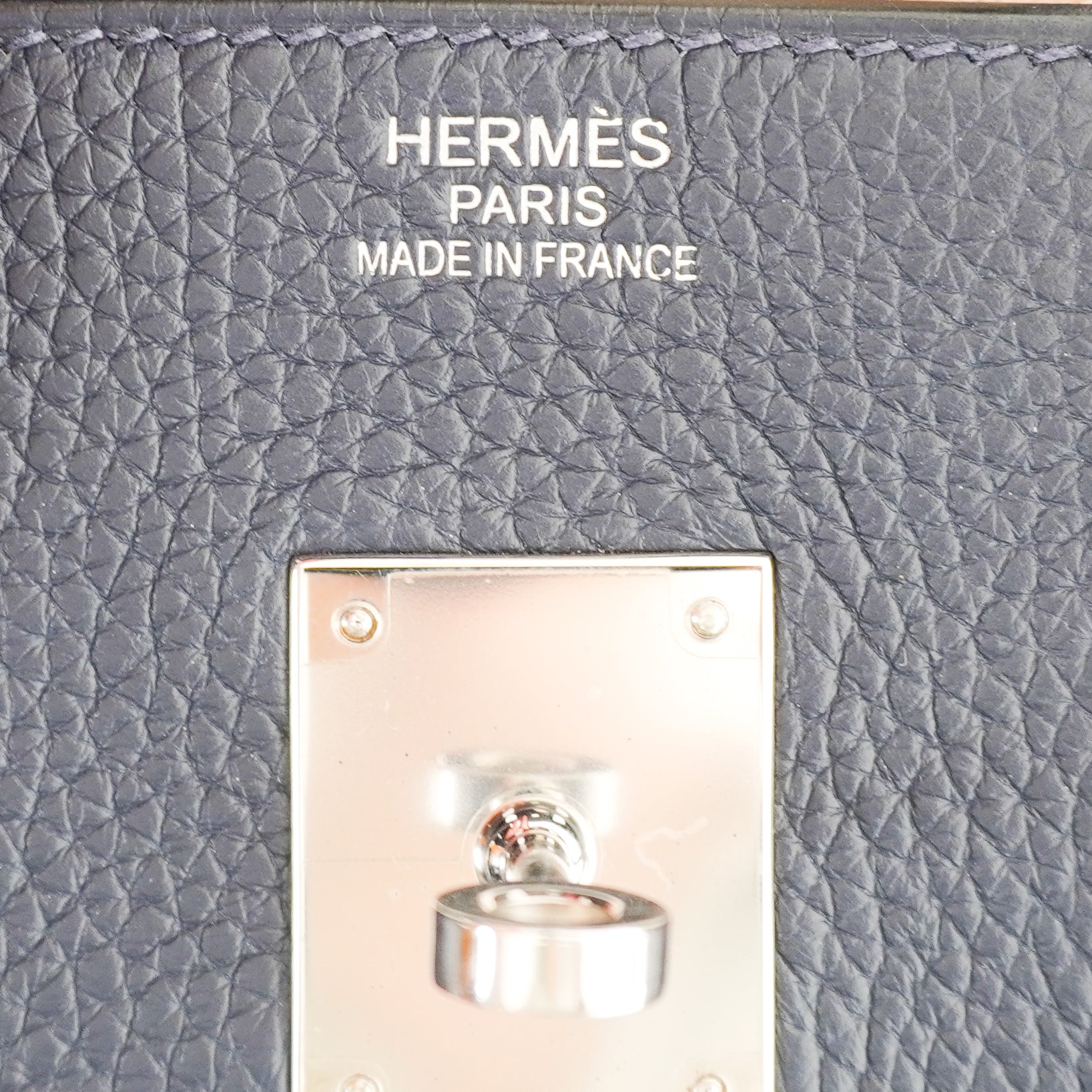 Hermès Bleu Birkin 35 Togo Leather Rose Pourpre Interior Palladium Hardware | Authentic Preloved - Reloved Again
