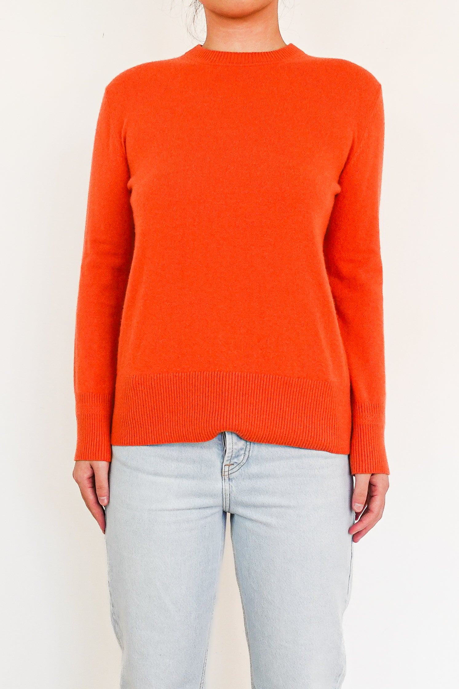 NEW Cashmere orange jumper RRP 160