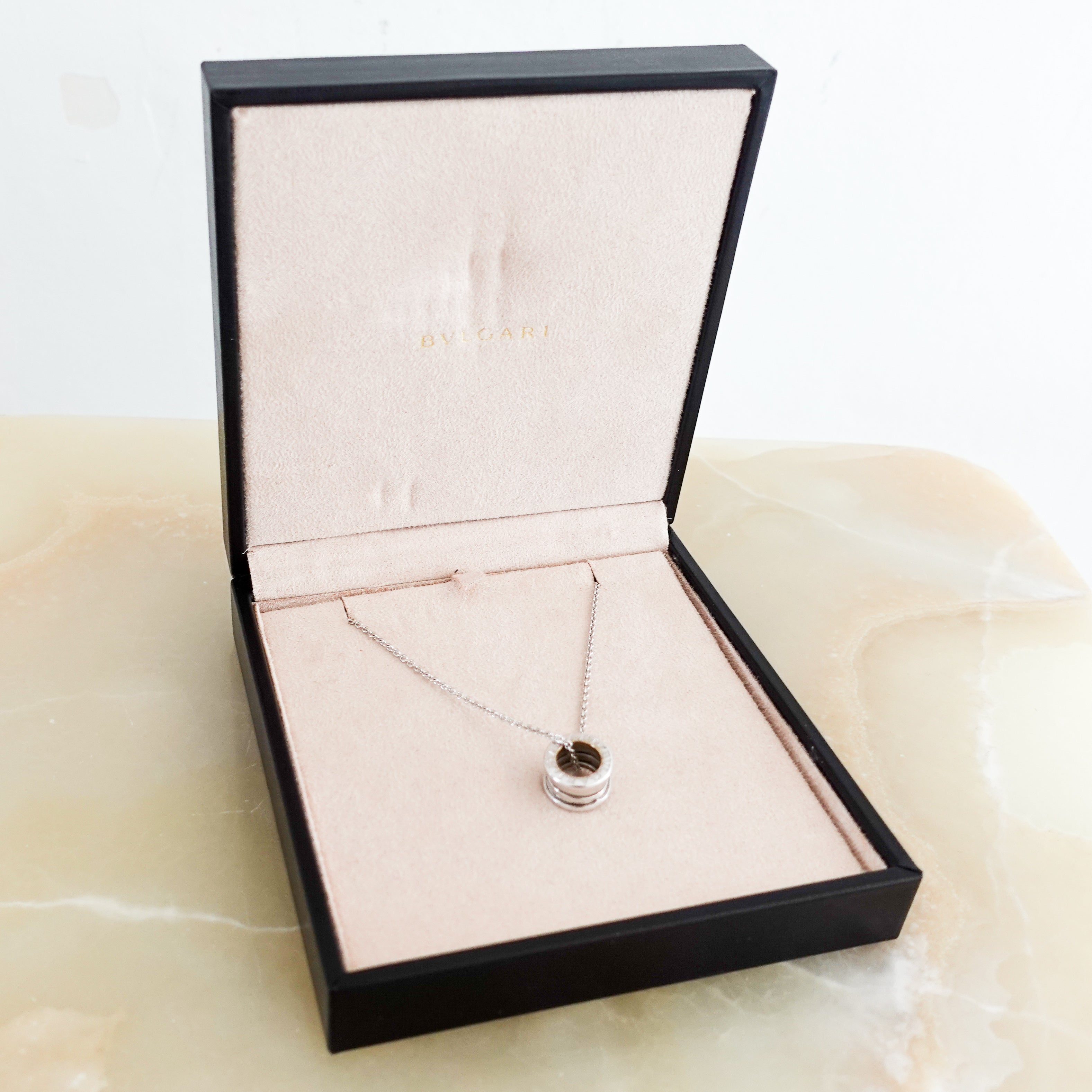 Bulgari White Gold B-Zero Necklace RRP £2.1k | Authentic Preloved