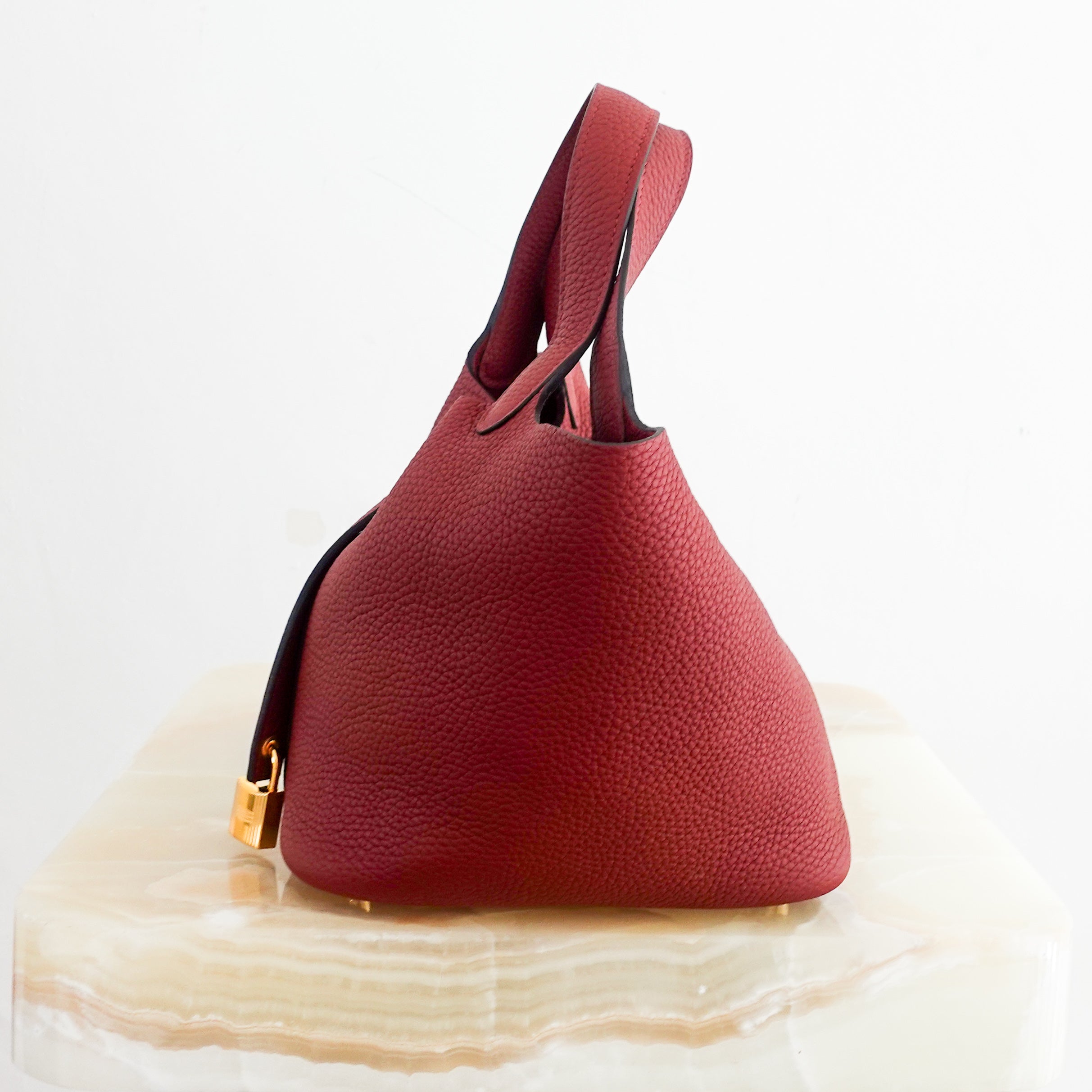 NEW Hermès Picotin Lock 18 Bag – Clemence Leather with Gold Hardware | Authentic Preloved