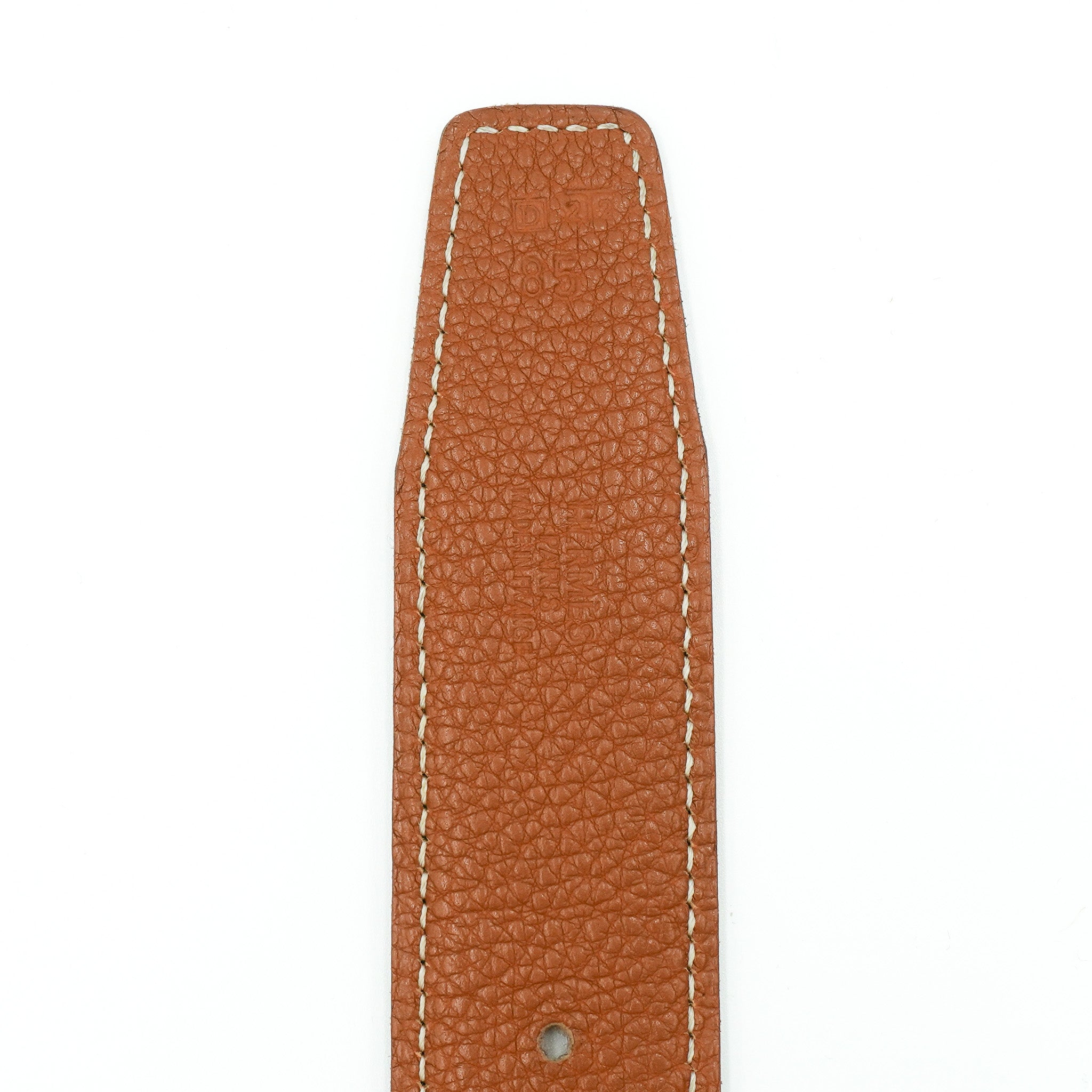 Hermès Reversible H in Gold & Black Togo Leather RRP £780 | Authentic Preloved FINAL SALE