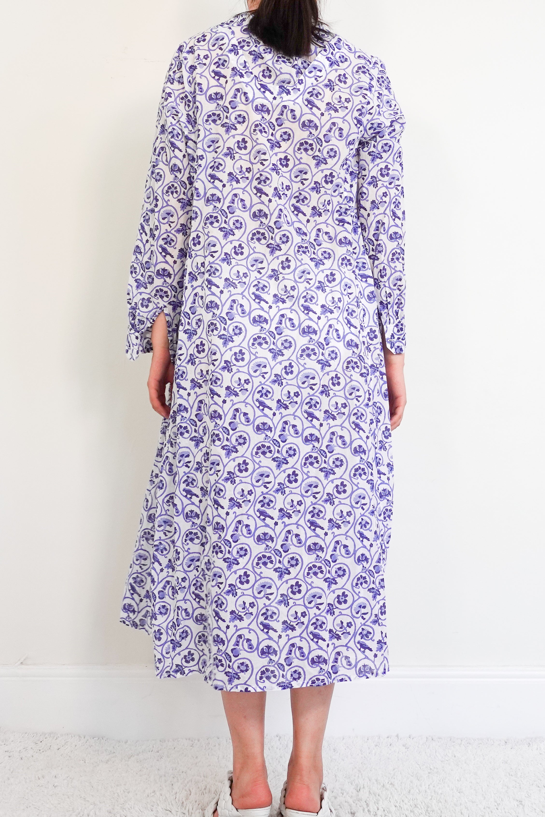 Blue floral midi RRP £400