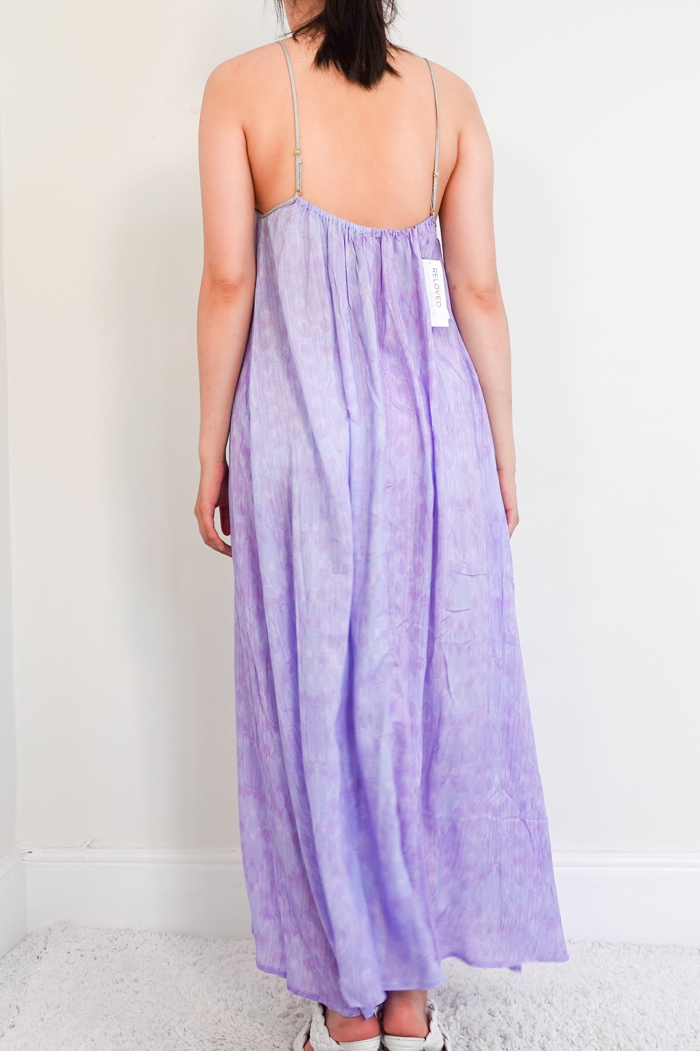purple maxi dress RRP £350