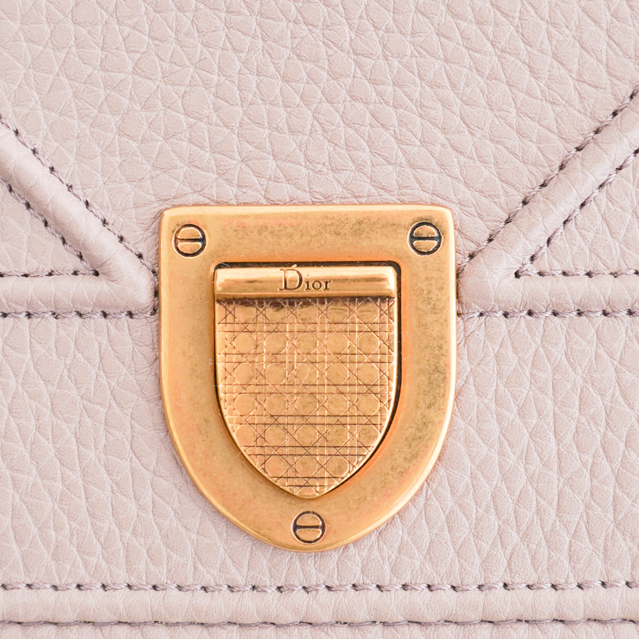 Christian Dior Pink Leather Diorama Wallet on a Chain RRP £1800 | Authentic Preloved