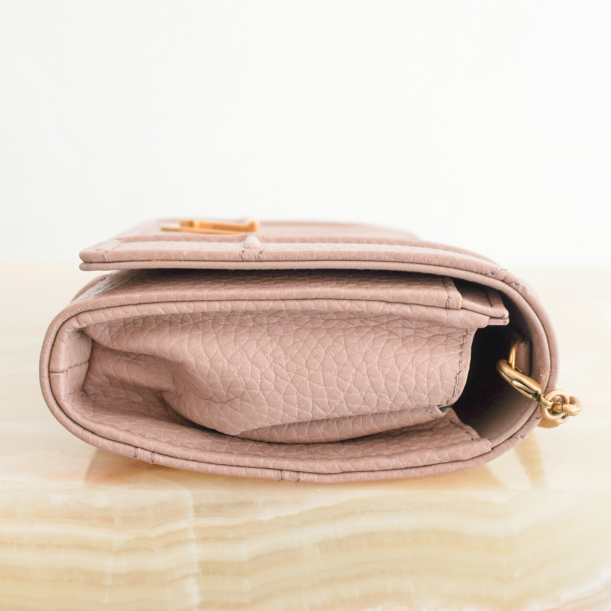 Christian Dior Pink Leather Diorama Wallet on a Chain RRP £1800 | Authentic Preloved