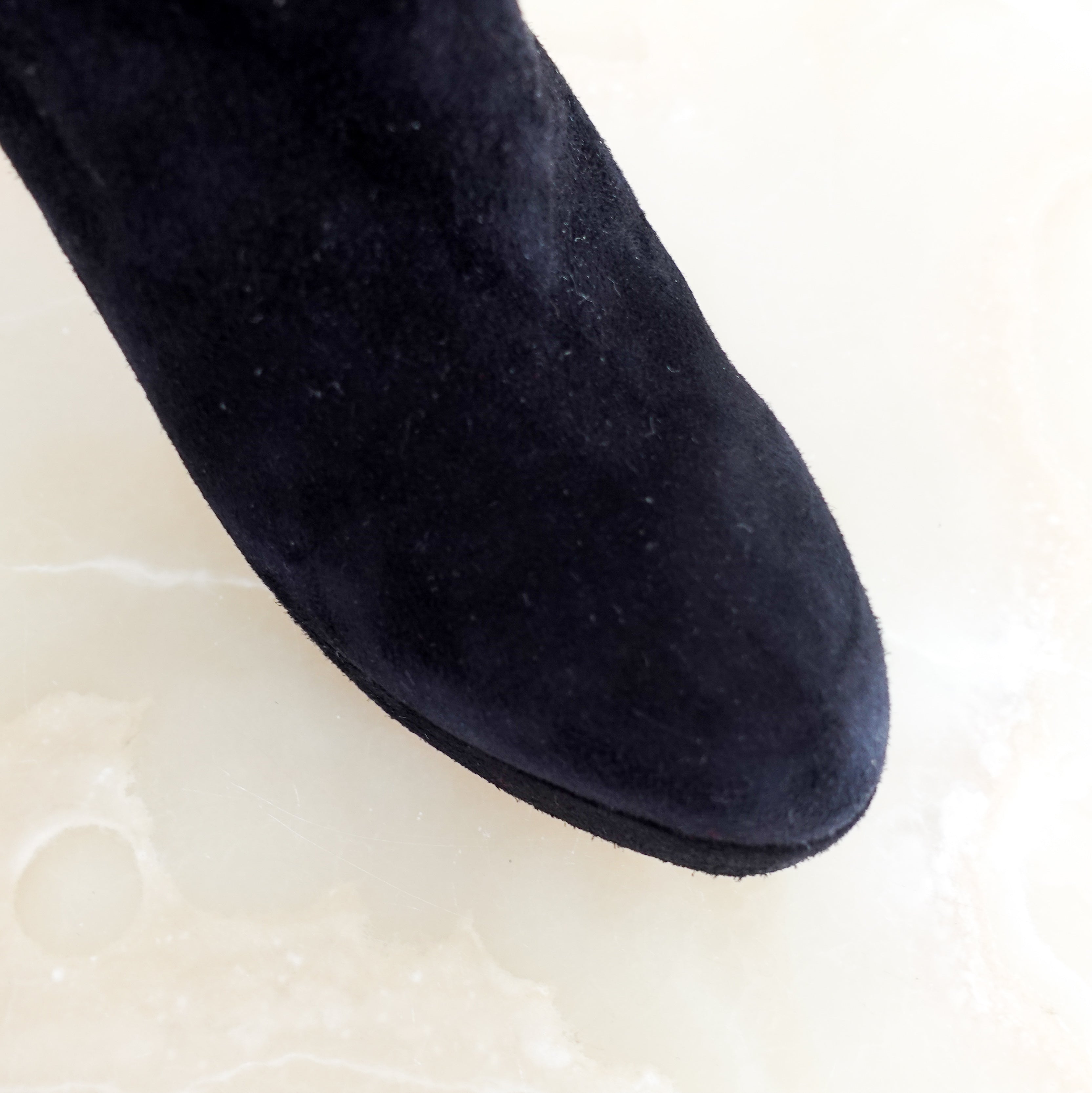 Aquazzura Black Knee High Suede Boots RRP £800 | Authentic Preloved