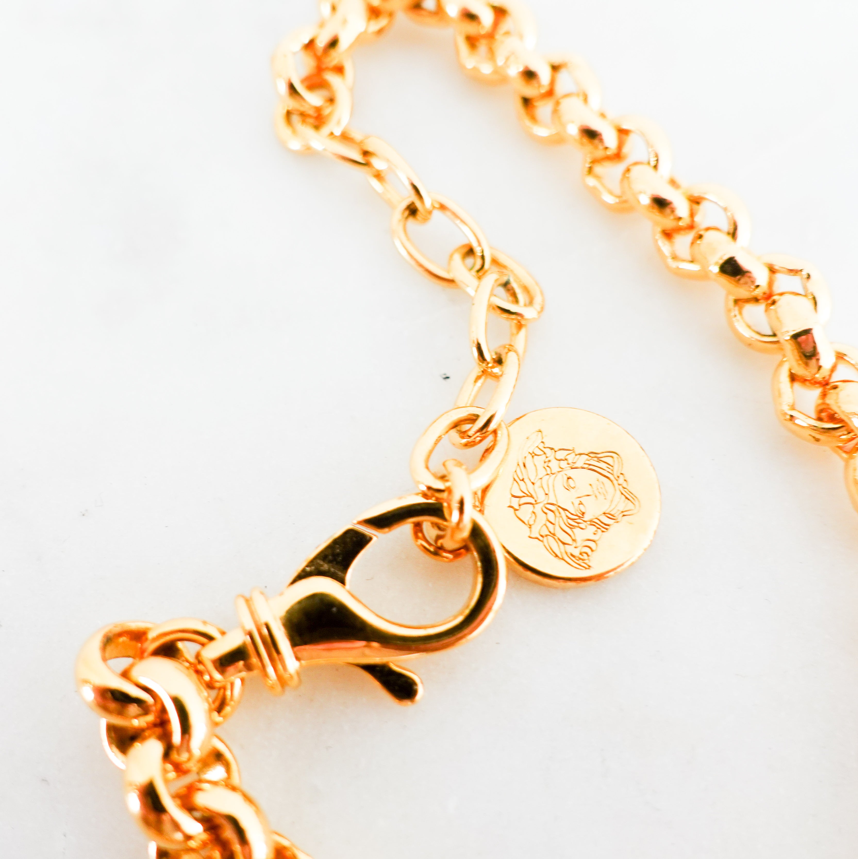 Versace Icon Medusa Gold Chain Necklace RRP £445 | Authentic Preloved