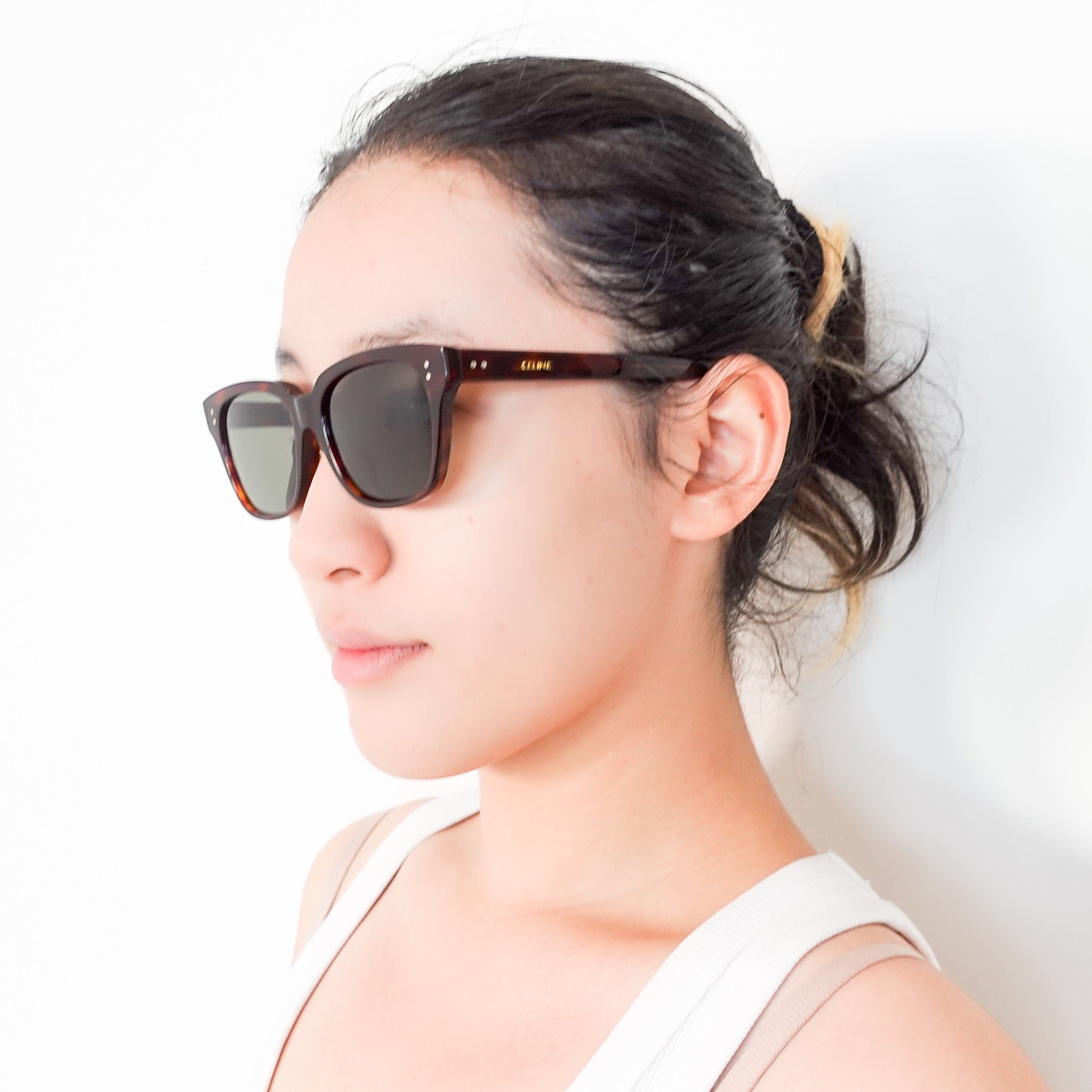 Celine Brown D-Frame Tortoise Shell Everyday Sunglasses RRP £340 | Authentic Preloved