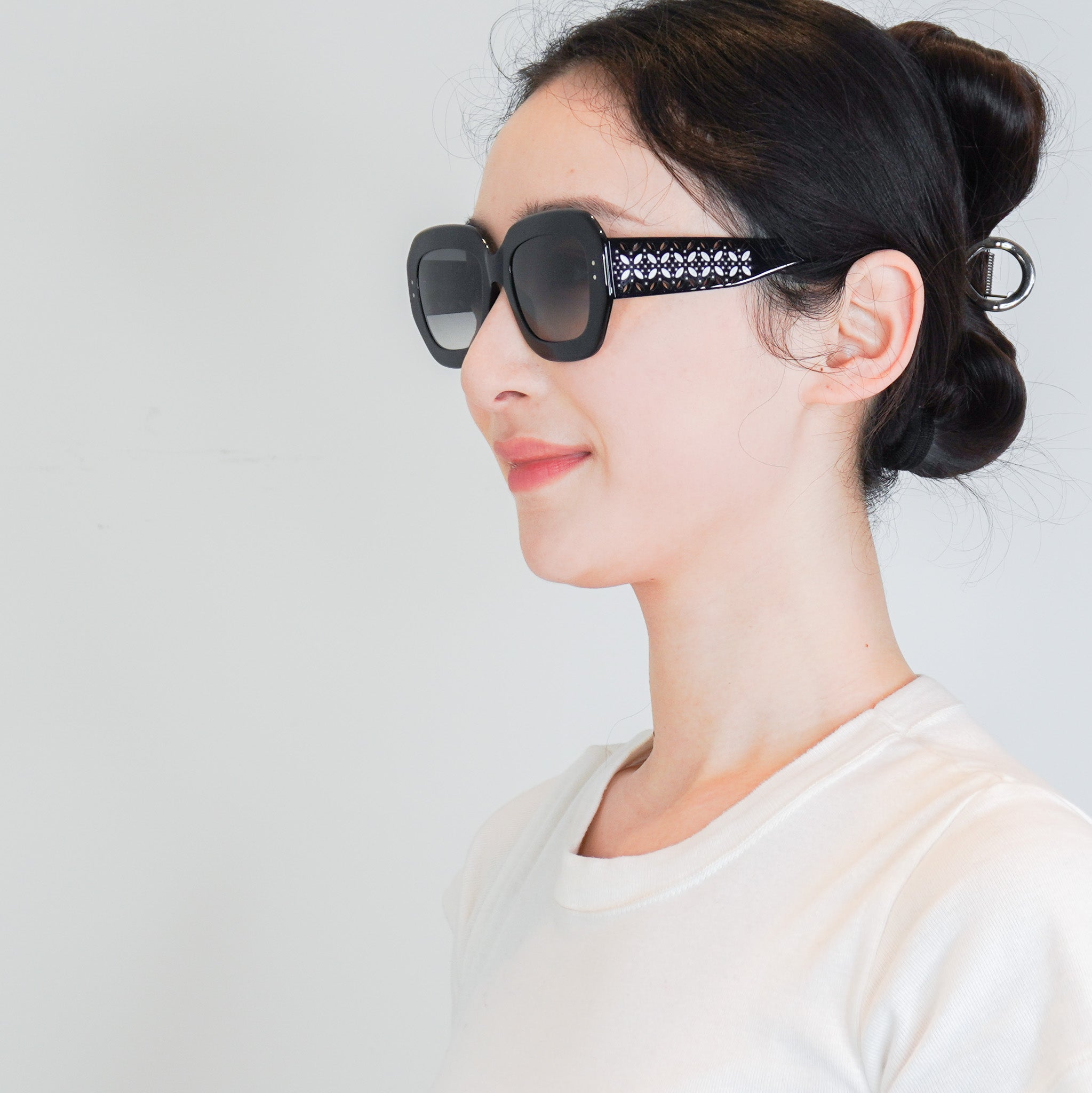 Alaïa Black Laser Cut Rectangle Sunglasses RRP £310 | Authentic Preloved FINAL SALE - Reloved Again