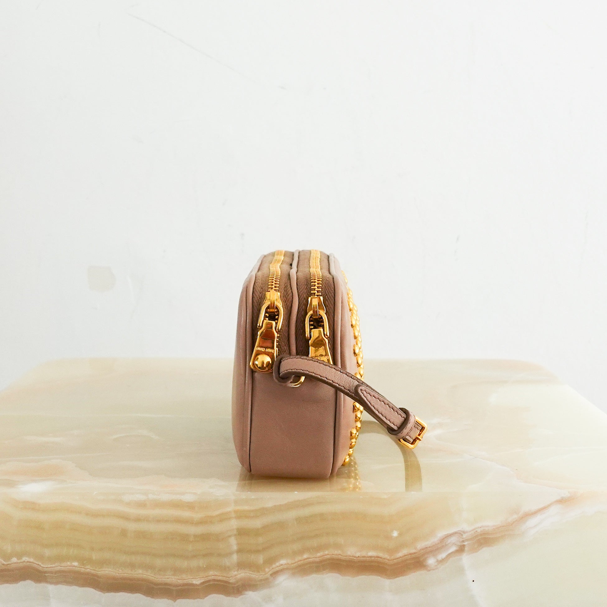 Studded mini bag pink RRP £700