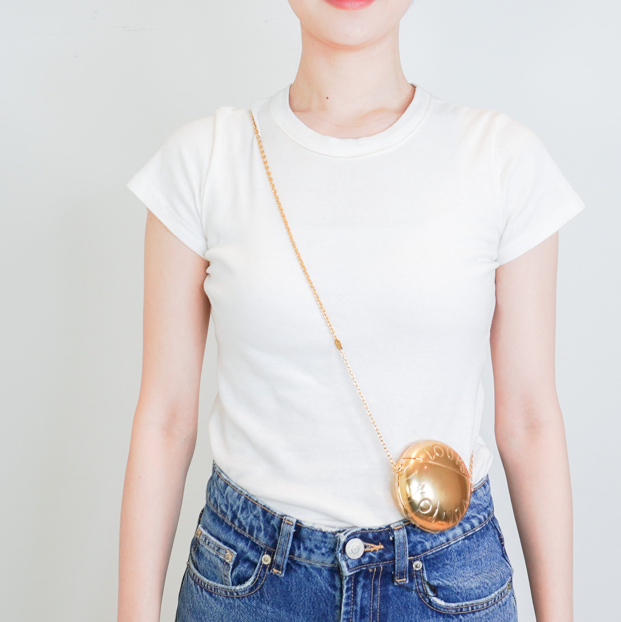 NEW Louis Vuitton Gold XL Stud Airpods Case RRP £965 | Authentic Preloved FINAL SALE