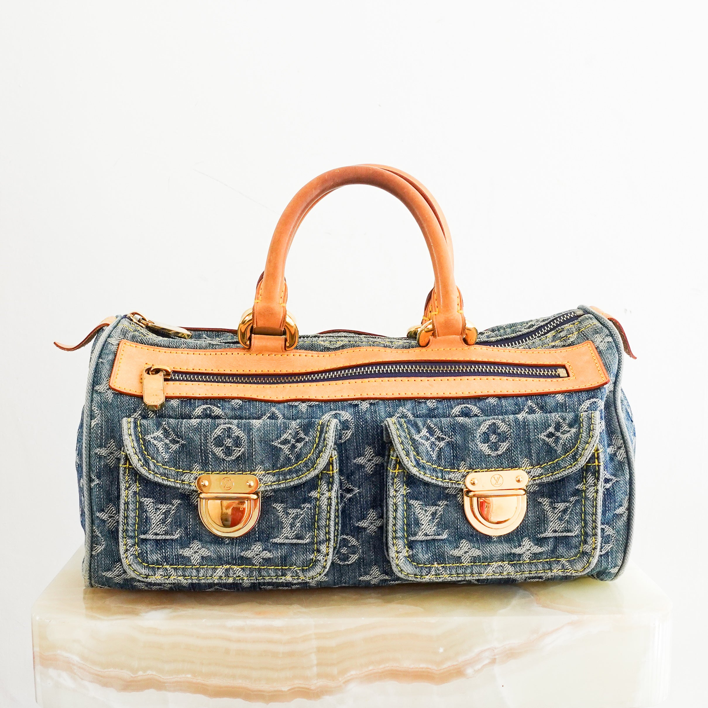 Denim neo speedy bag RRP £1.9k