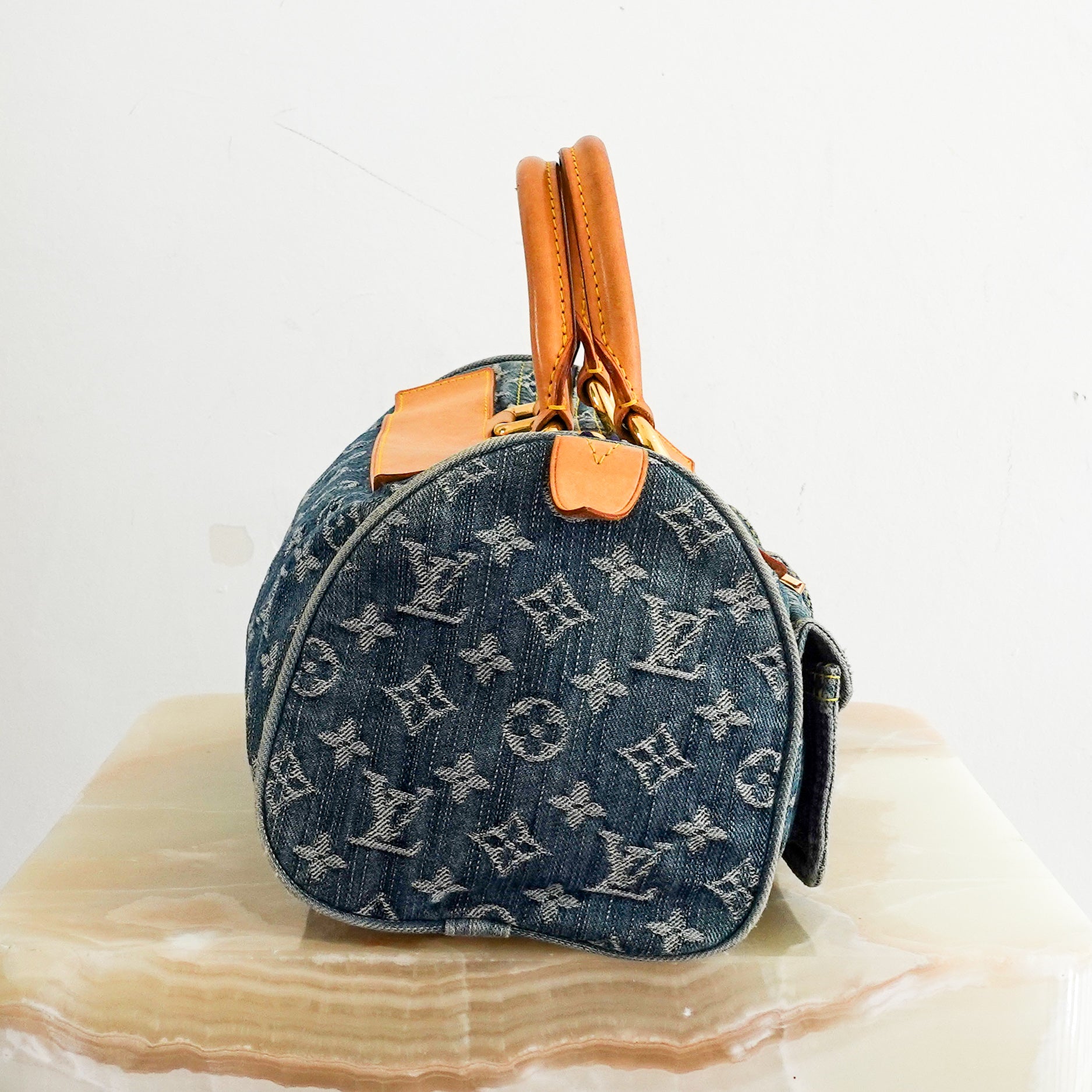 Denim neo speedy bag RRP £1.9k