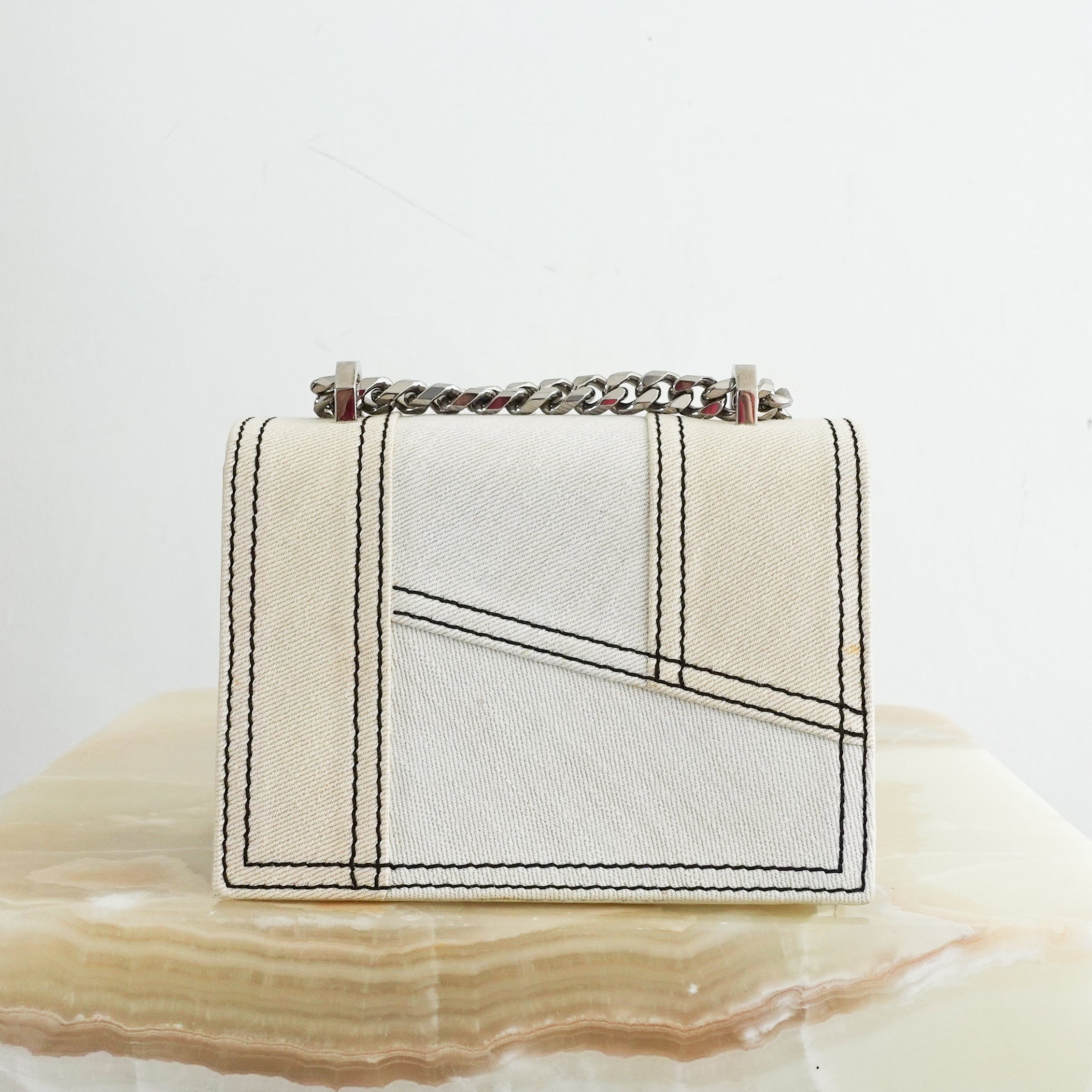 denim small knuckle bag RRP £1200