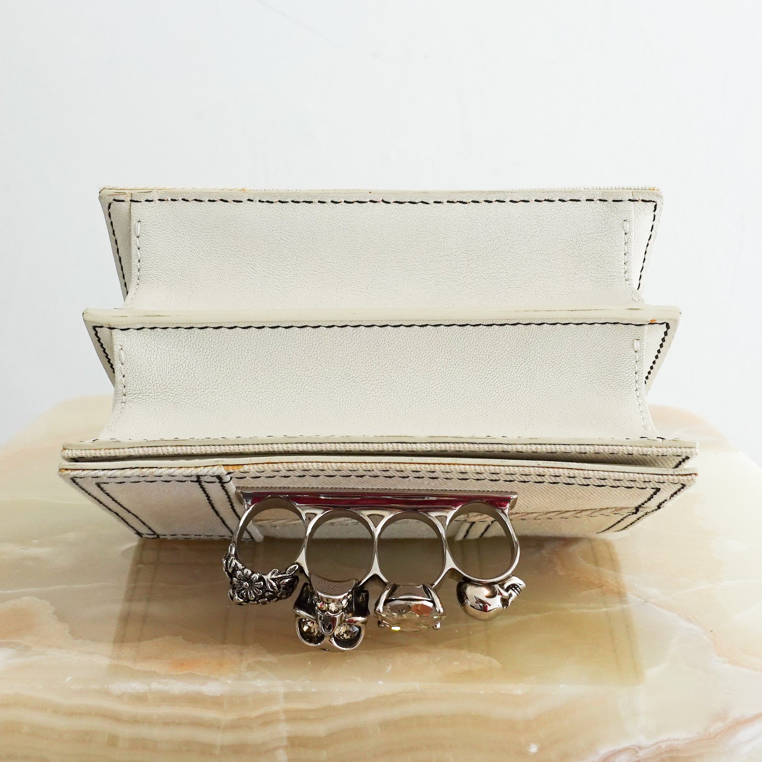 denim small knuckle bag RRP £1200