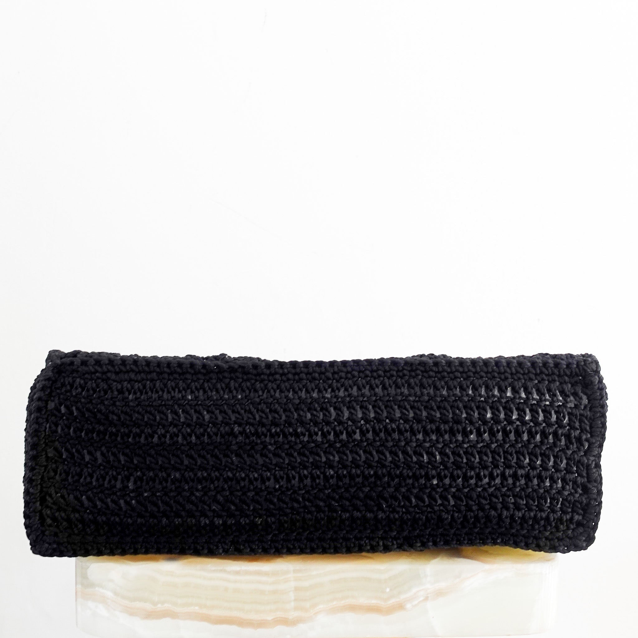 NEW Twinset Raffia Black Bag RRP £256 | Authentic Preloved