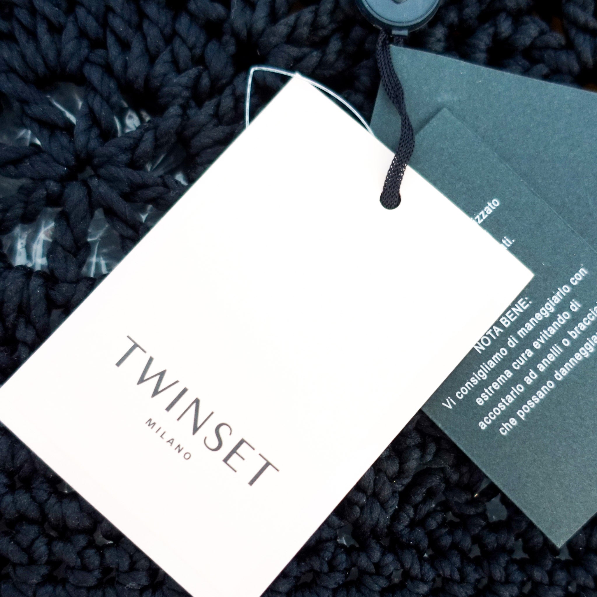 NEW Twinset Raffia Black Bag RRP £256 | Authentic Preloved