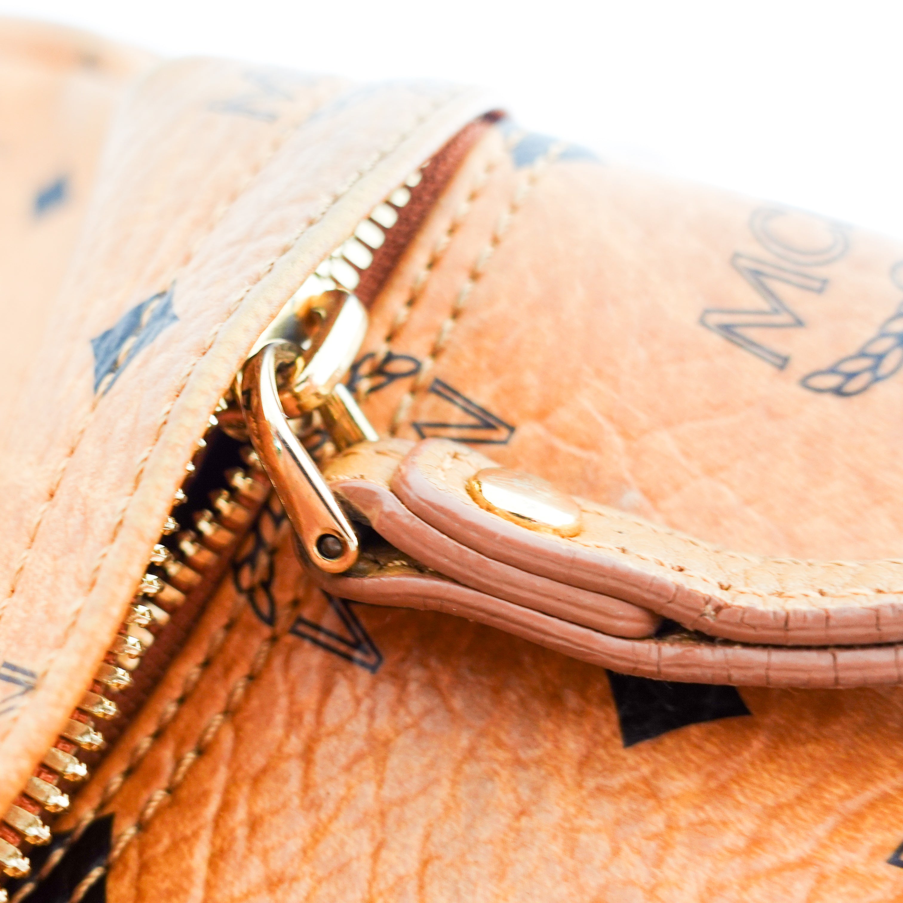 Brown leather backpack RRP £750