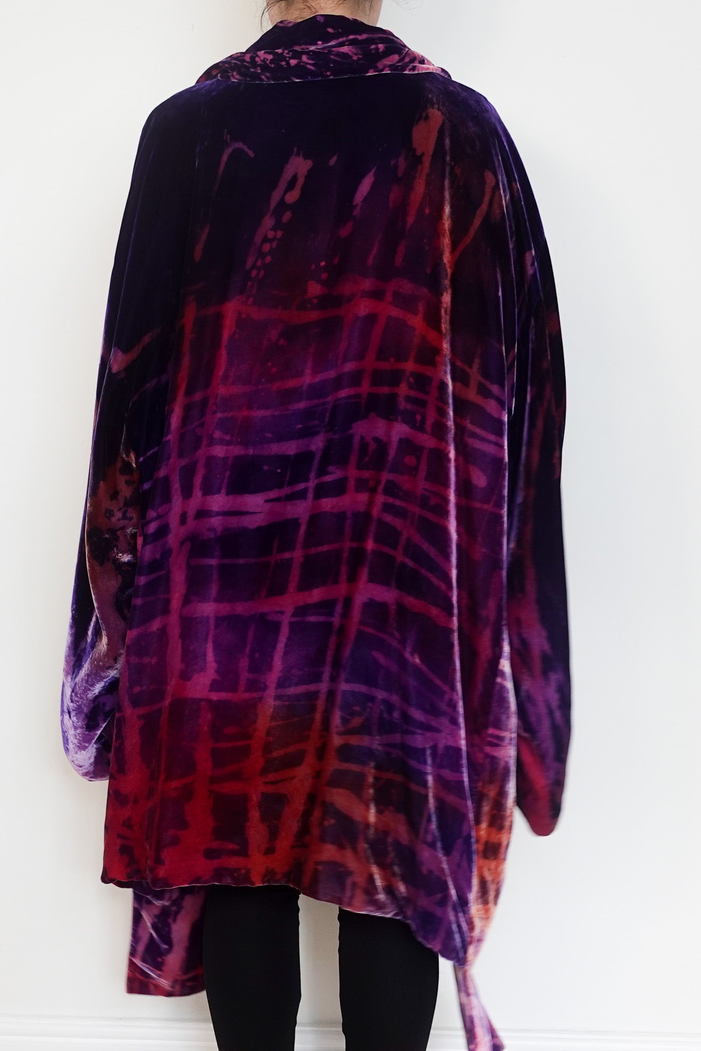 Alessandra Jane Hand painted Velvet kimono | Authentic Preloved - Reloved Again