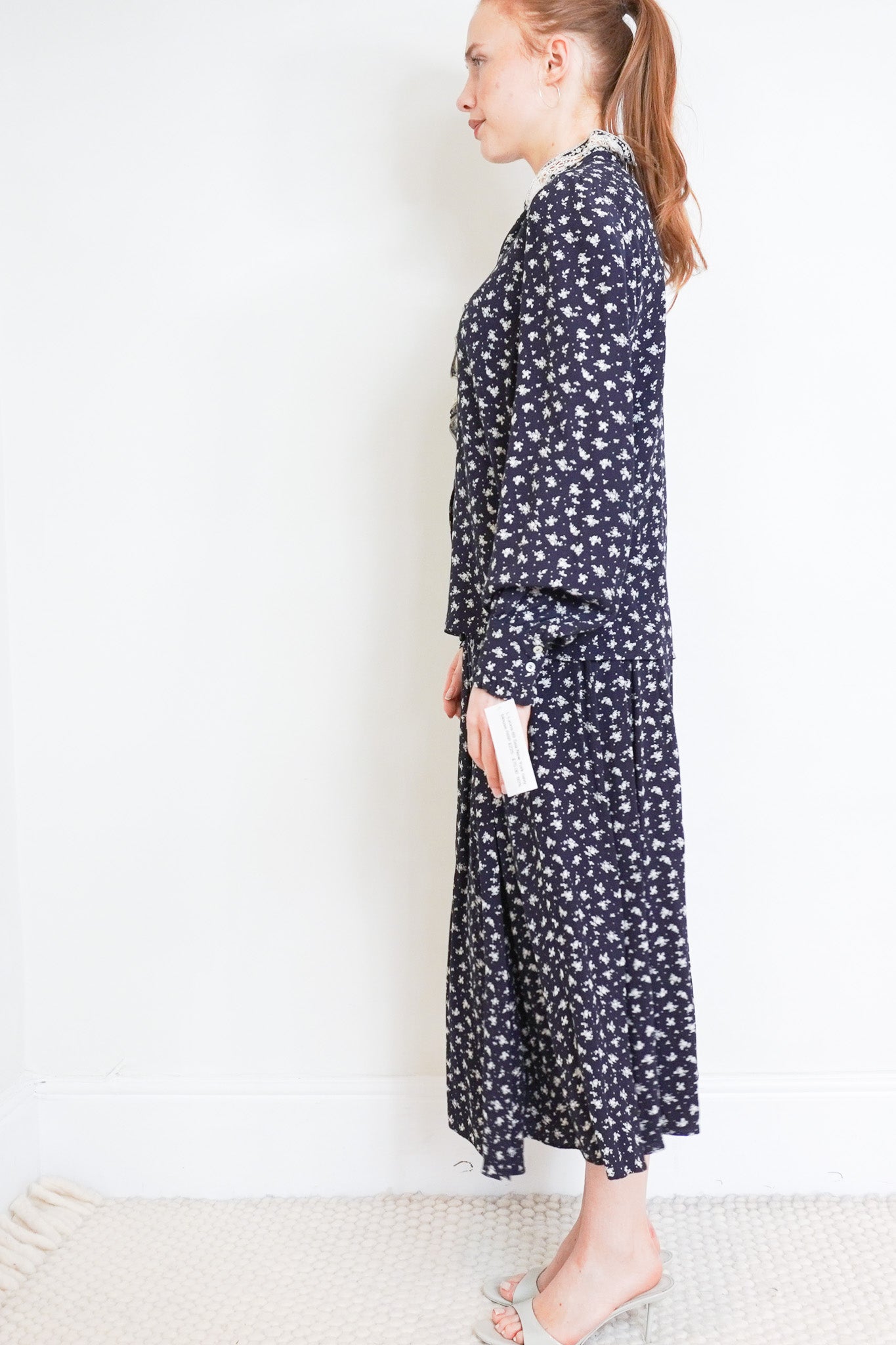 Sezane x Sea NY Blue Navy Blouse RRP £225 | Authentic Preloved - Reloved Again
