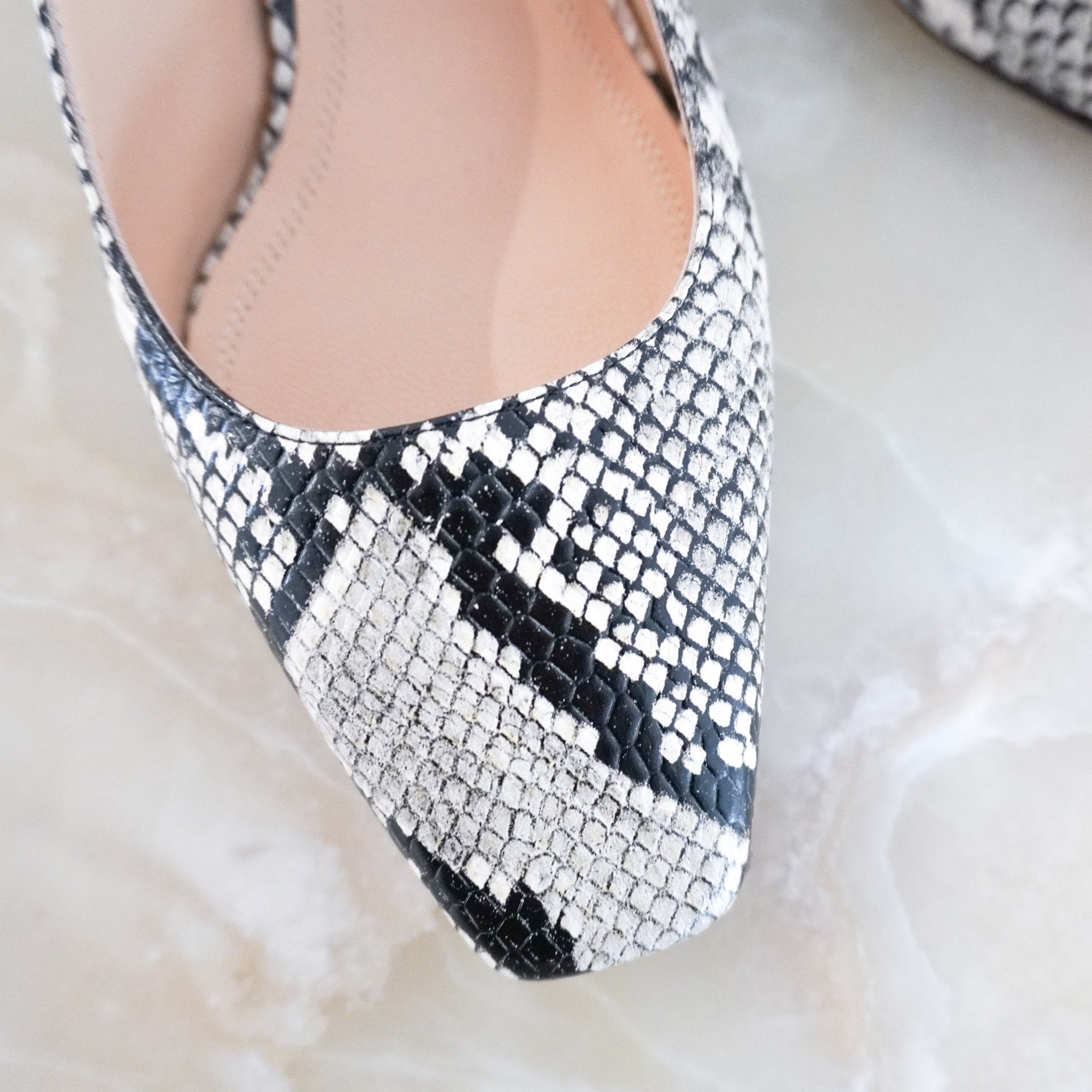 NEW Russell & Bromley Harker Snake Slingbacks RRP £275 | Authentic Preloved - Reloved Again