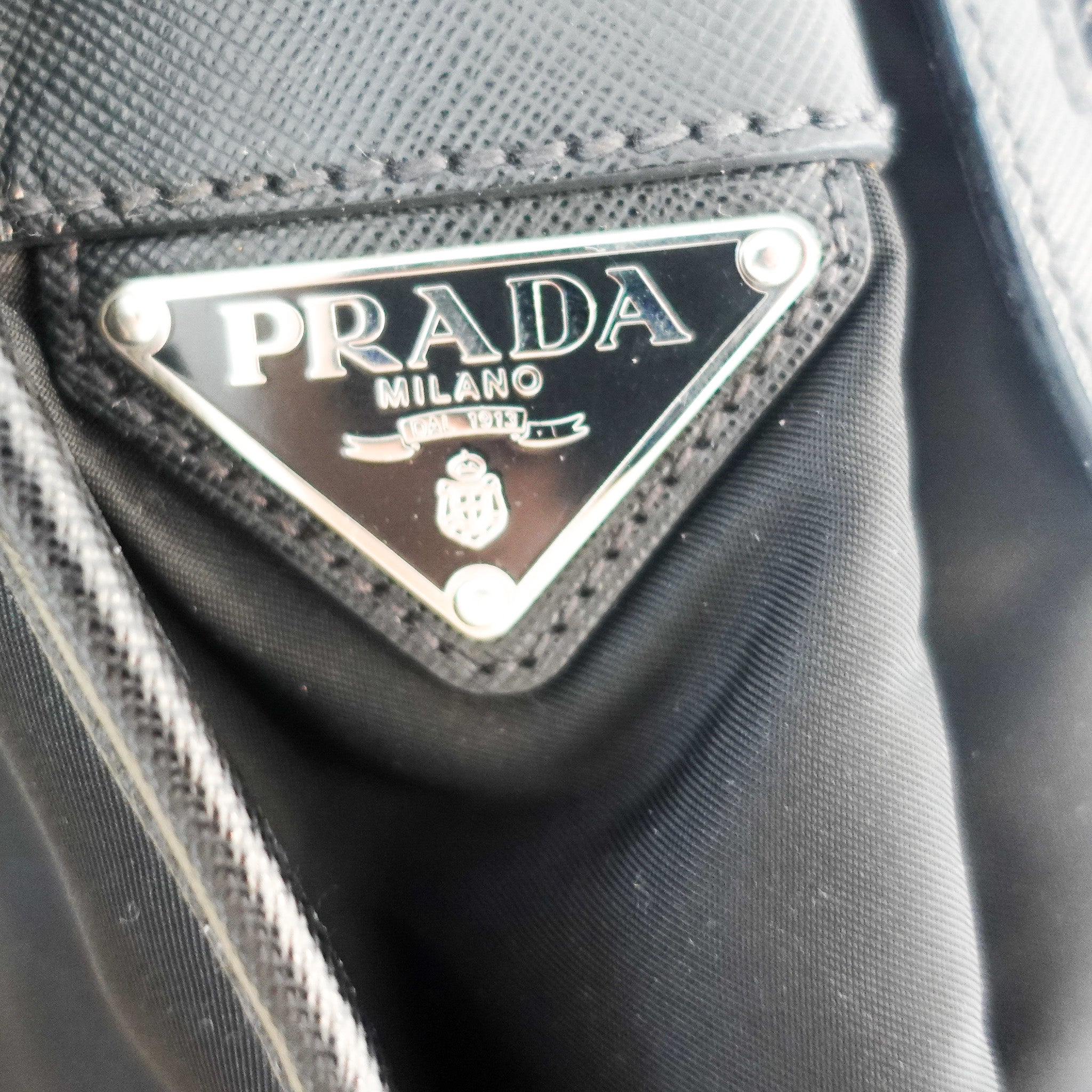 NEW Prada Nylon black Messenger Bag RRP £1700 | Authentic Preloved - Reloved Again
