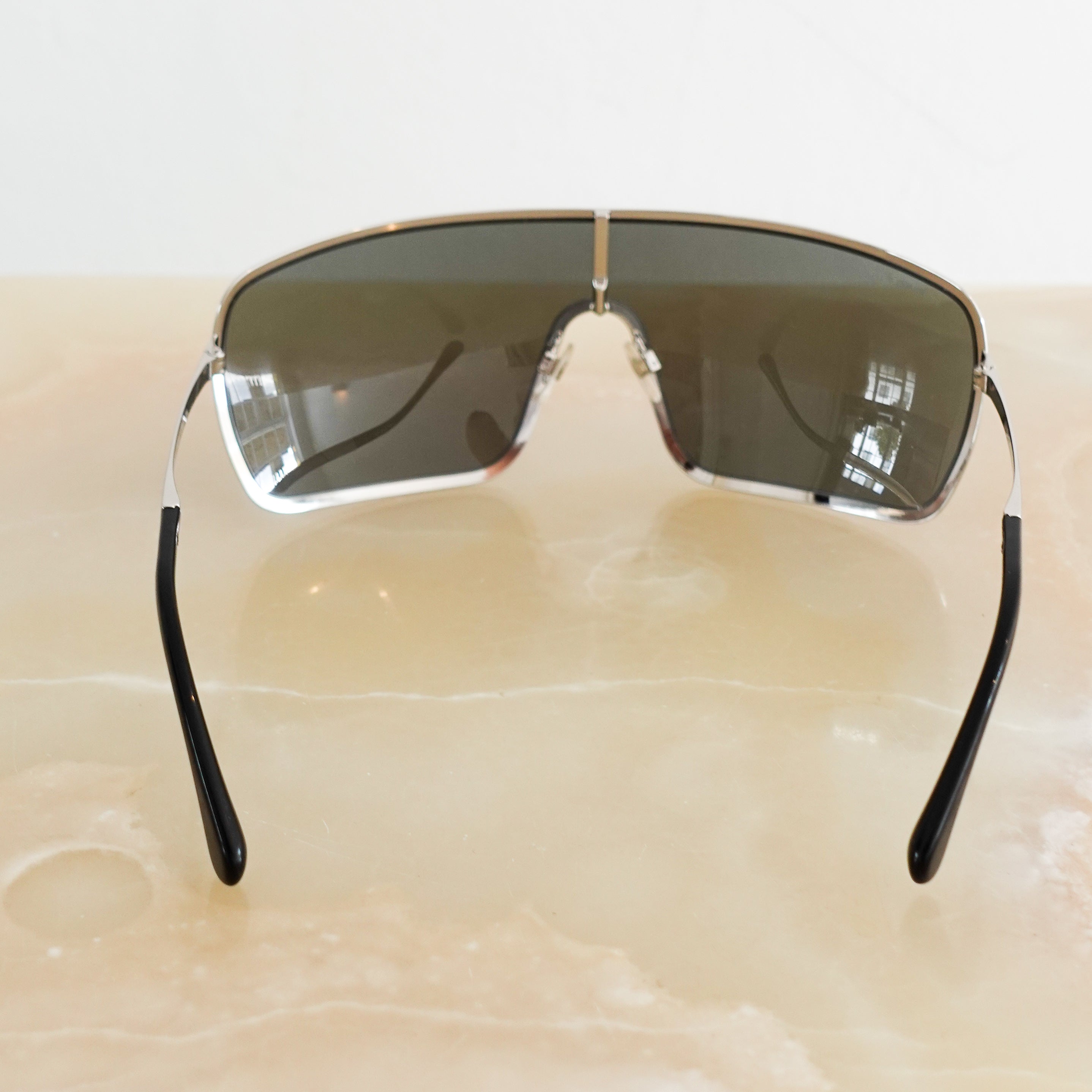 Chanel Hologram Runway Shield Sunglasses | Authentic Preloved
