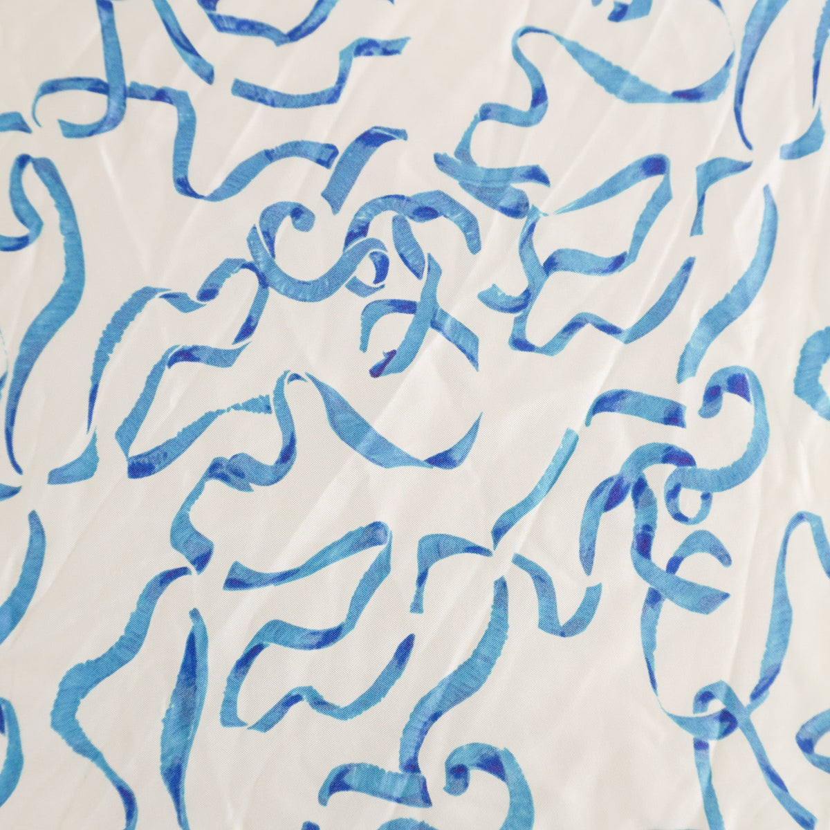 NEW Chloe Blue and White Silk Scarf (RRP £550) | FINAL SALE Authentic Preloved - Reloved Again