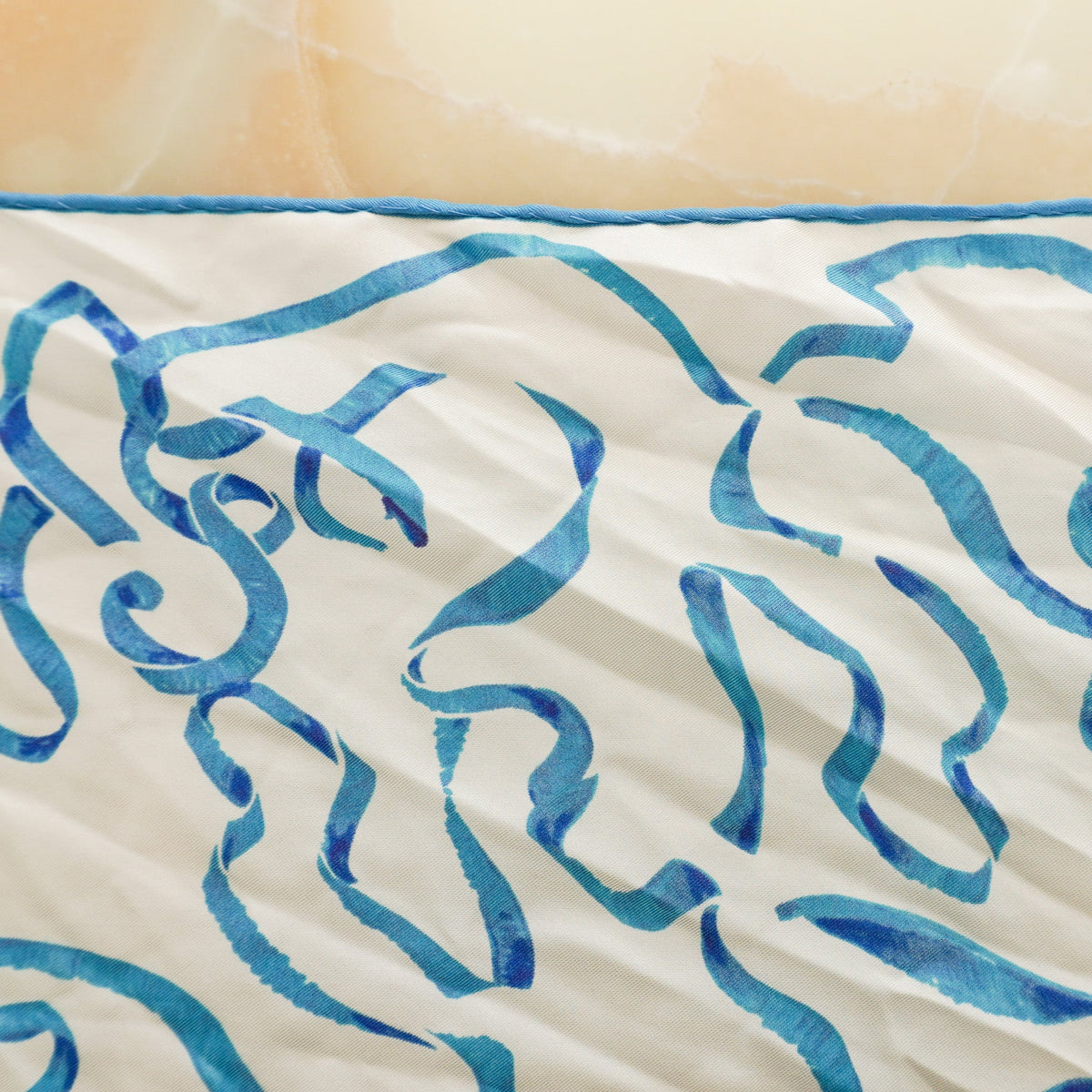 NEW Chloe Blue and White Silk Scarf (RRP £550) | FINAL SALE Authentic Preloved - Reloved Again