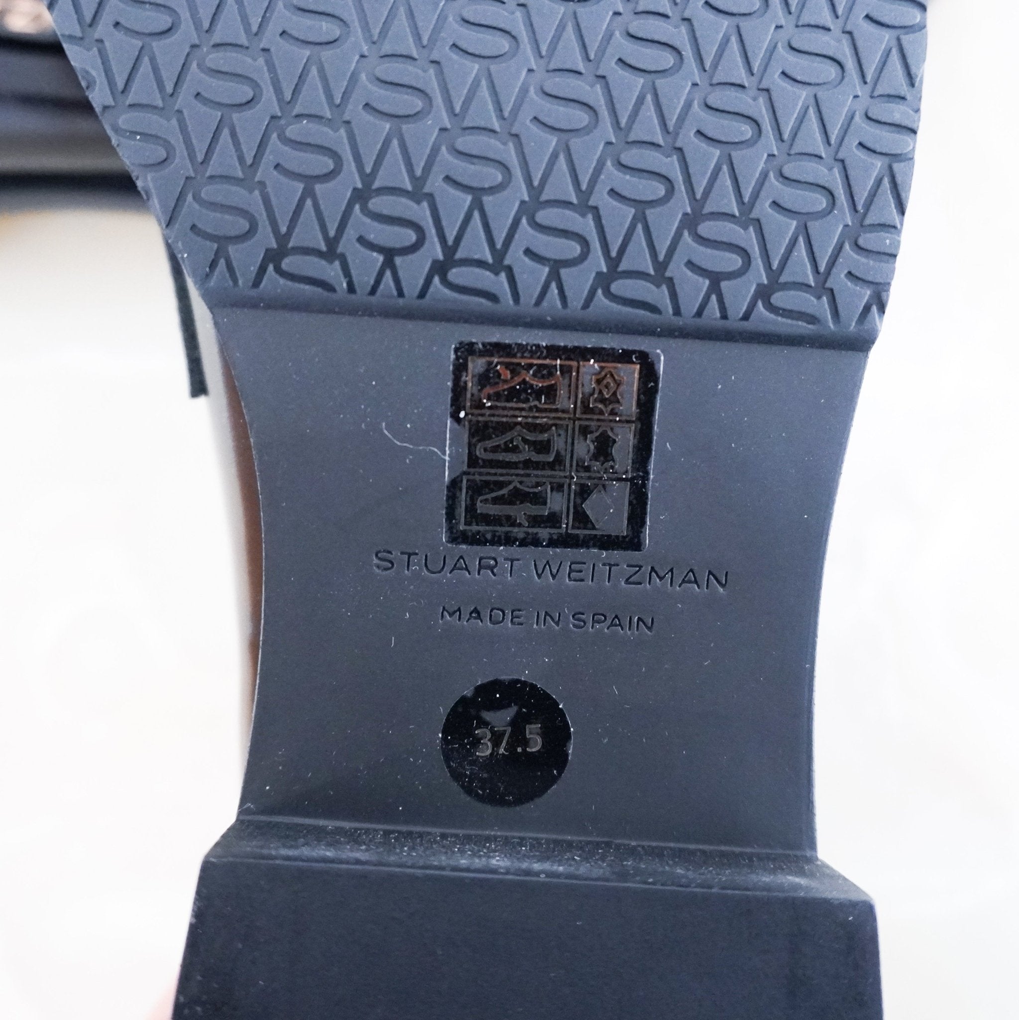 NEW Stuart Weitzman Black Palmer Bold Loafer RRP £128 | Authentic Preloved - Reloved Again