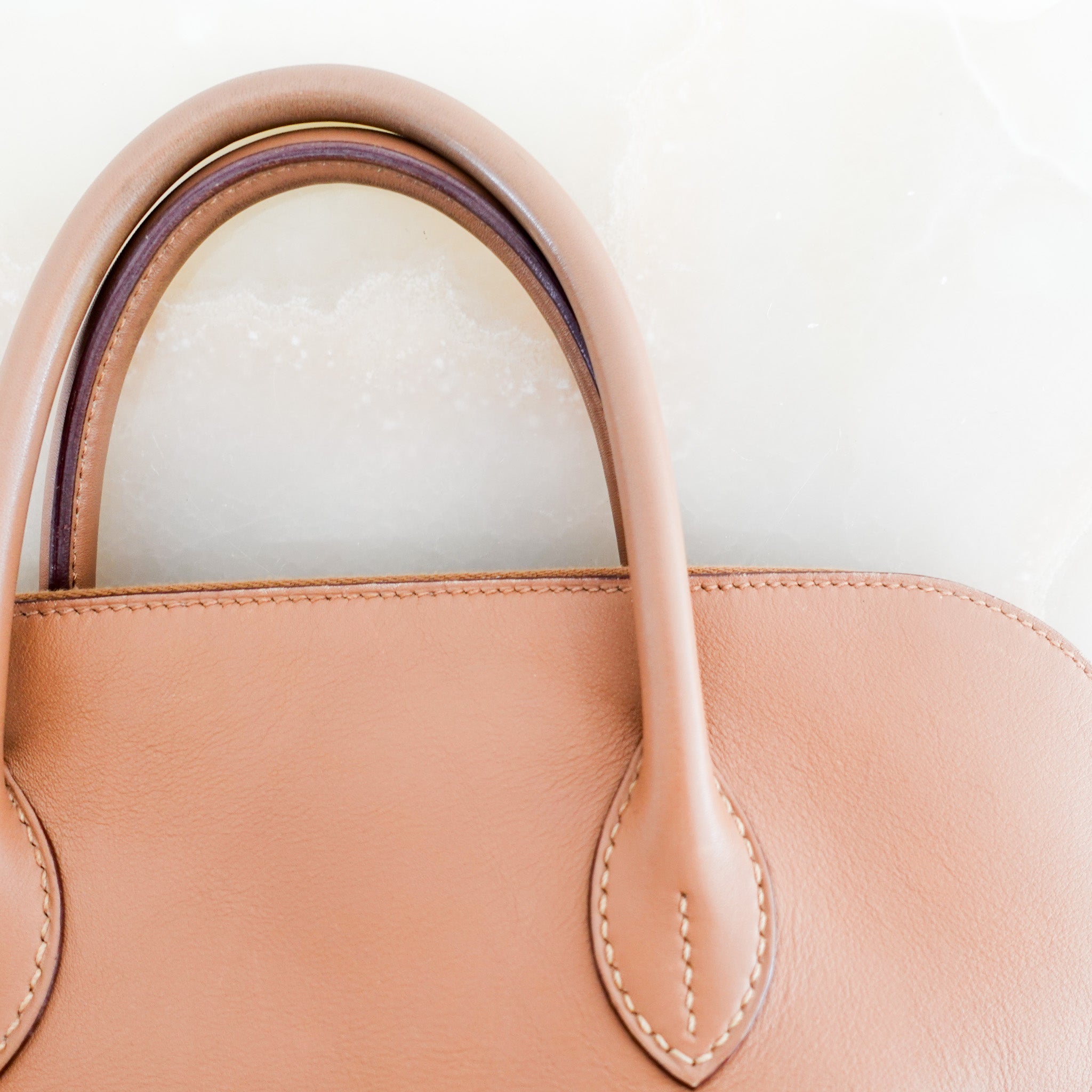 Hermès Bolide 31 Rigid 1923 Bag –Veau Swift Leather and Silver Hardware