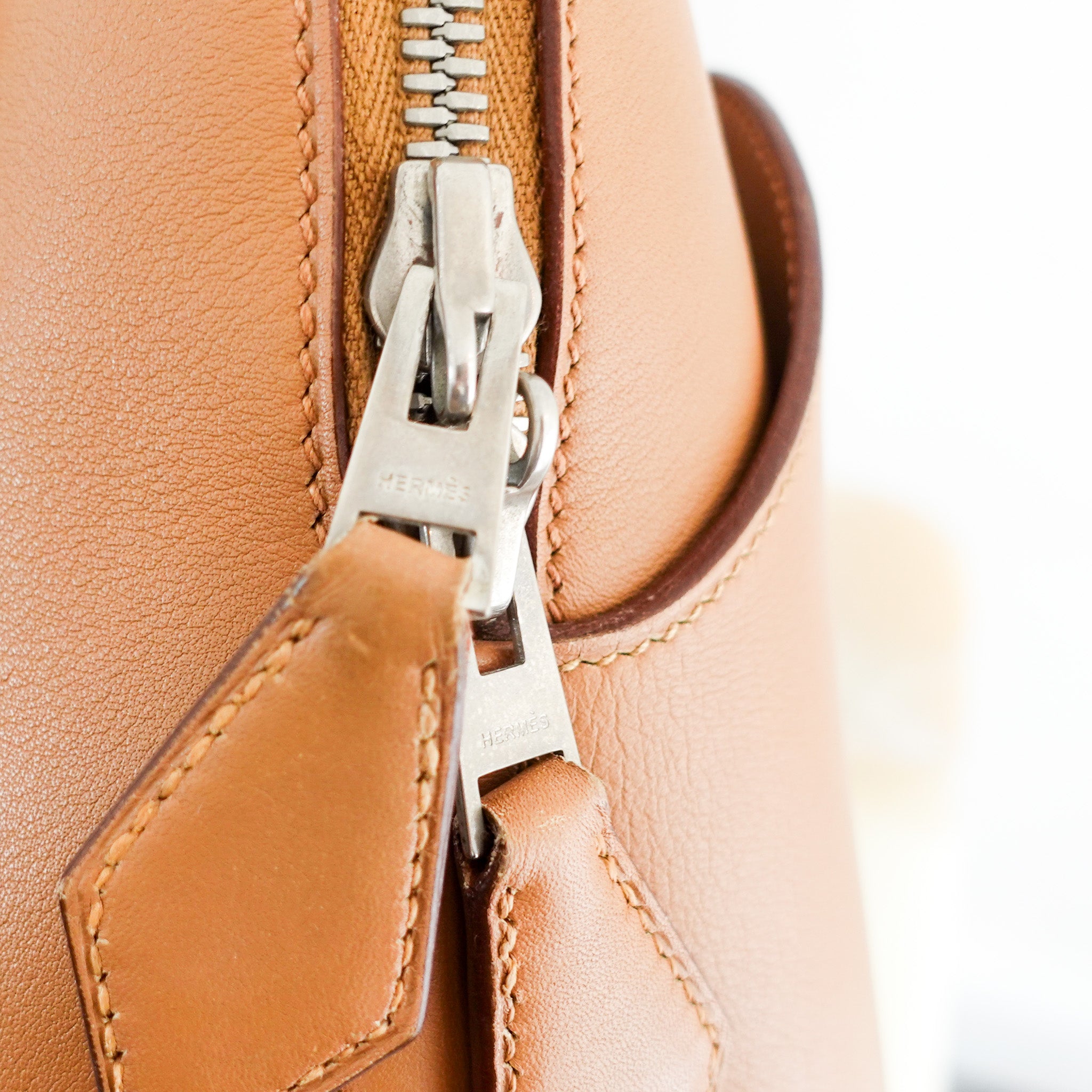 Hermès Bolide 31 Rigid 1923 Bag –Veau Swift Leather and Silver Hardware