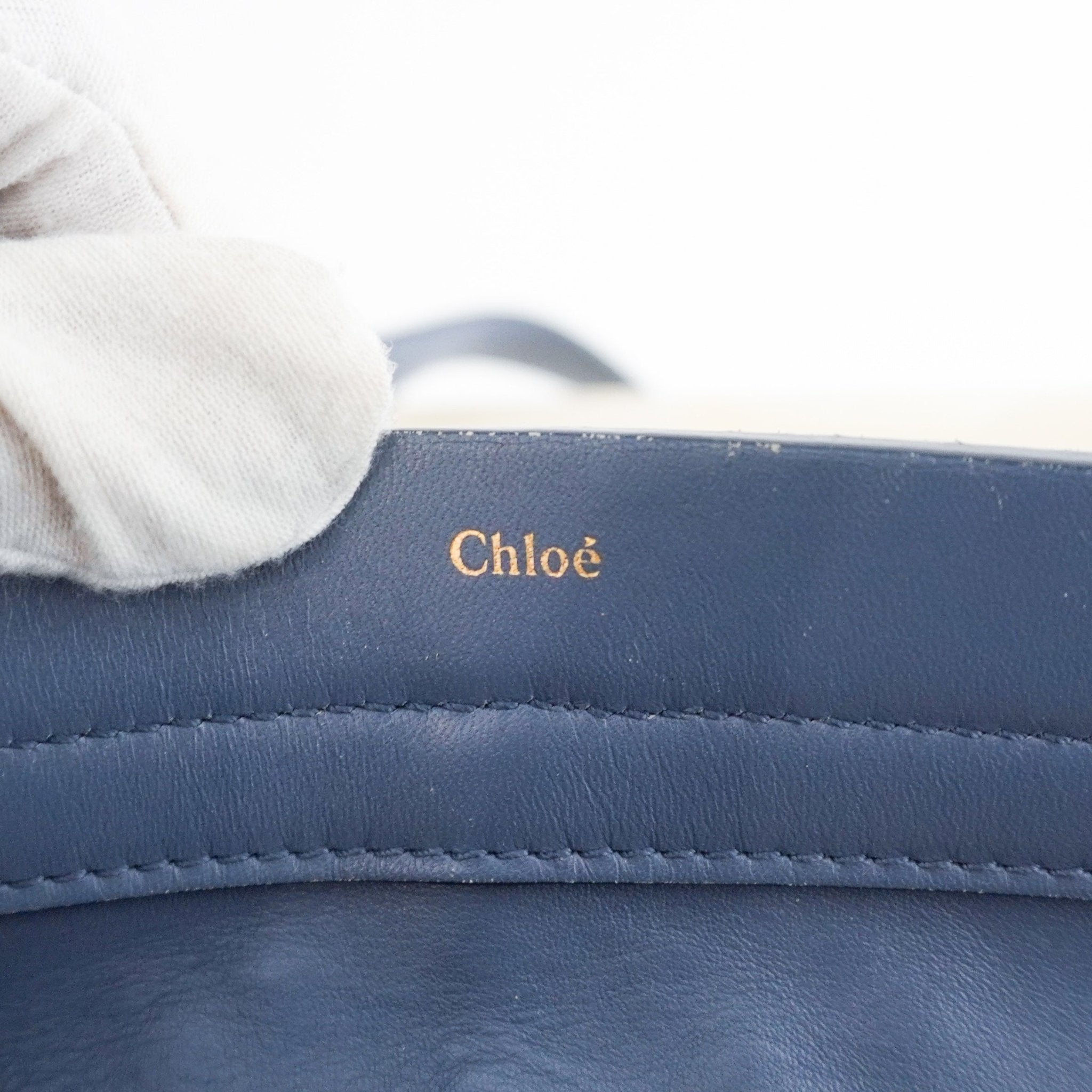 Chloe Blue Medium Cate Satchel RRP £1490 | Authentic Preloved - Reloved Again